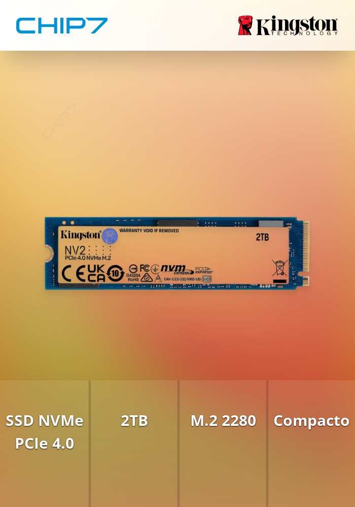 KINGSTON 2000G NV2 M.2 2280 PCIE 4.0 NVME SSD