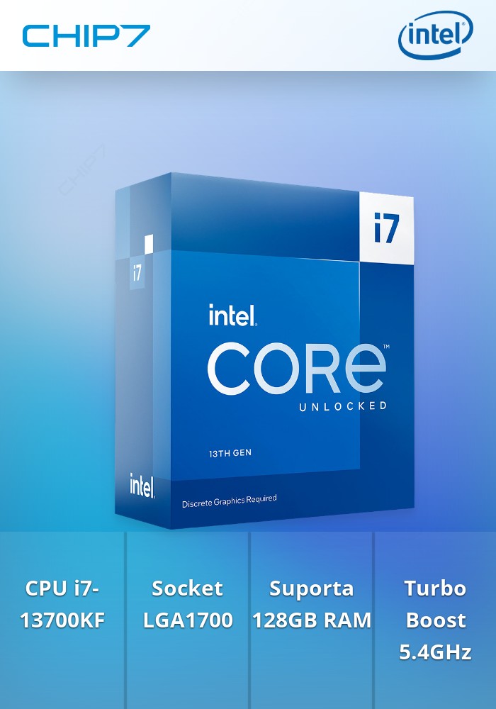 Intel Core i7-13700KF Raptor Lake 16-Core 3.40GHz LGA1700 125W