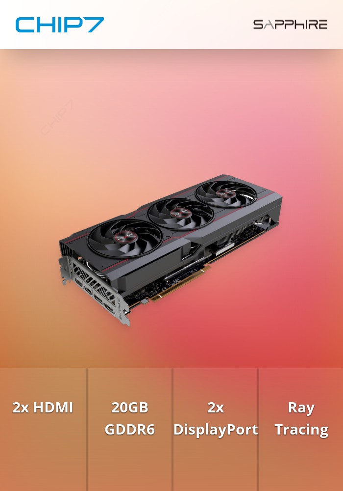 Placa Gráfica Sapphire Radeon RX 7900 XT 20GB Pulse GDDR6