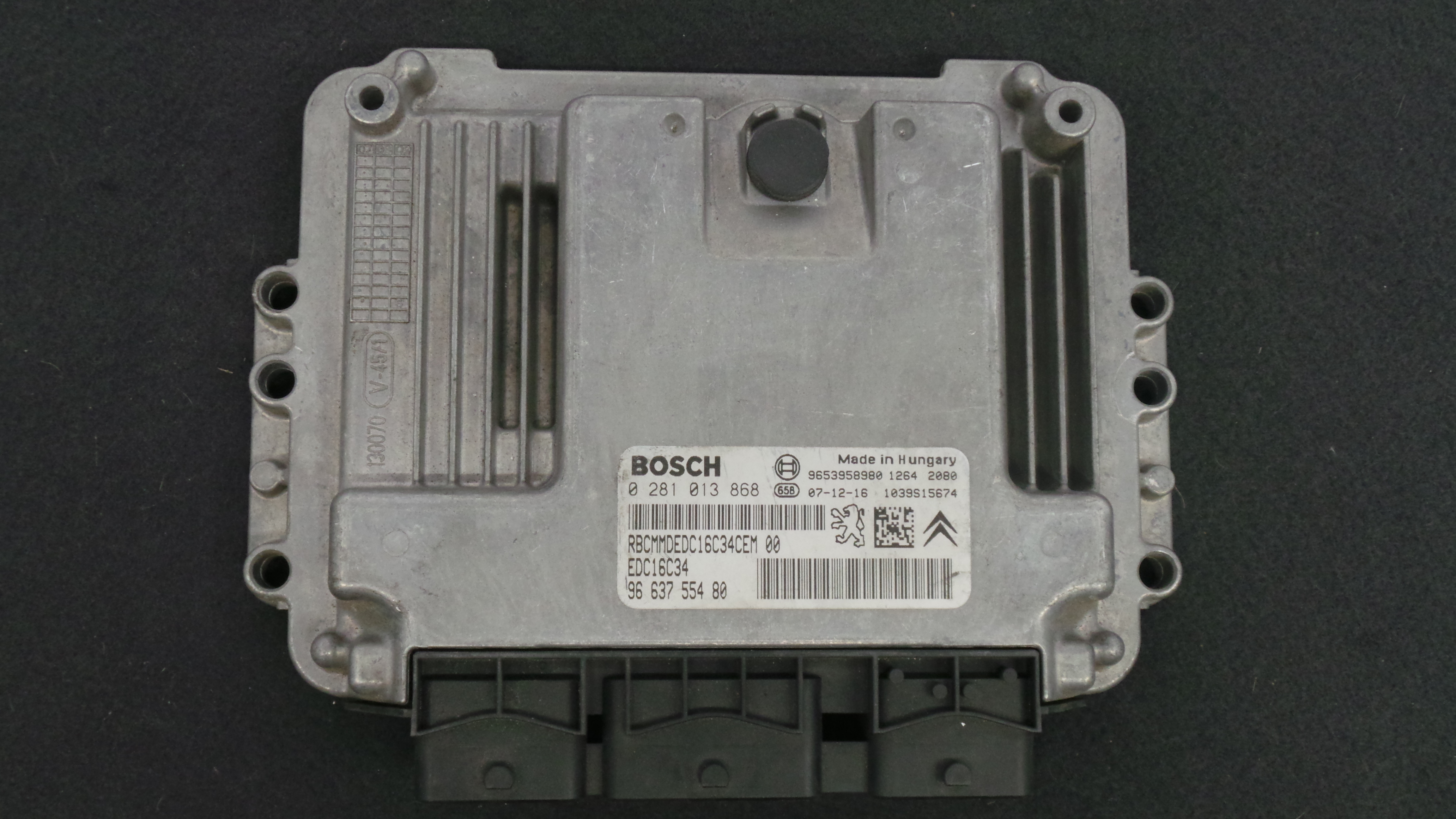 Centralina do Motor 9663755480 - PEUGEOT 207 (WA_, WC_), 207/207+ (WA_, WC_)-33098357