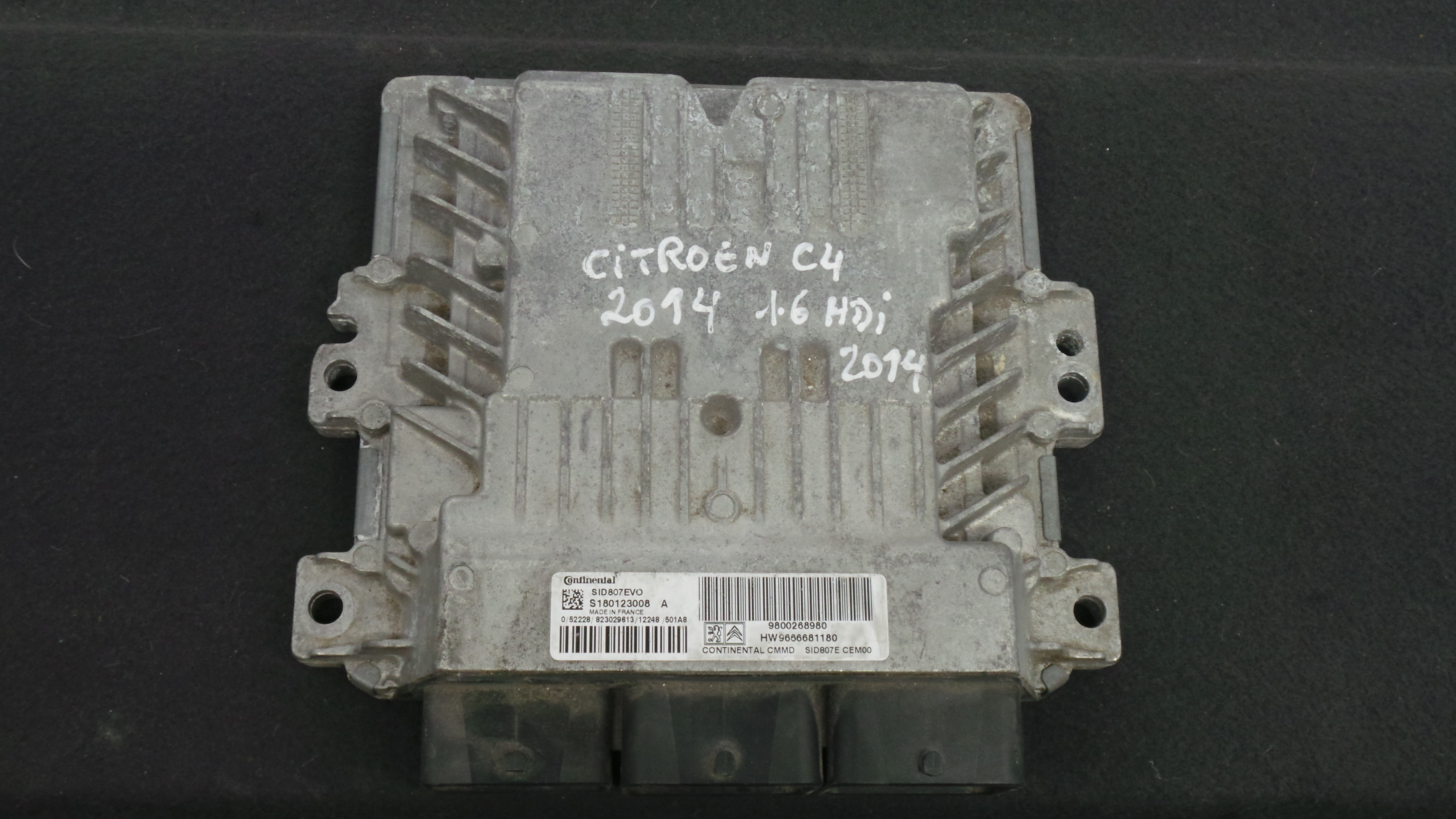 Centralina do Motor 9800268980 - CITROËN C4 II (NC_)-33098449