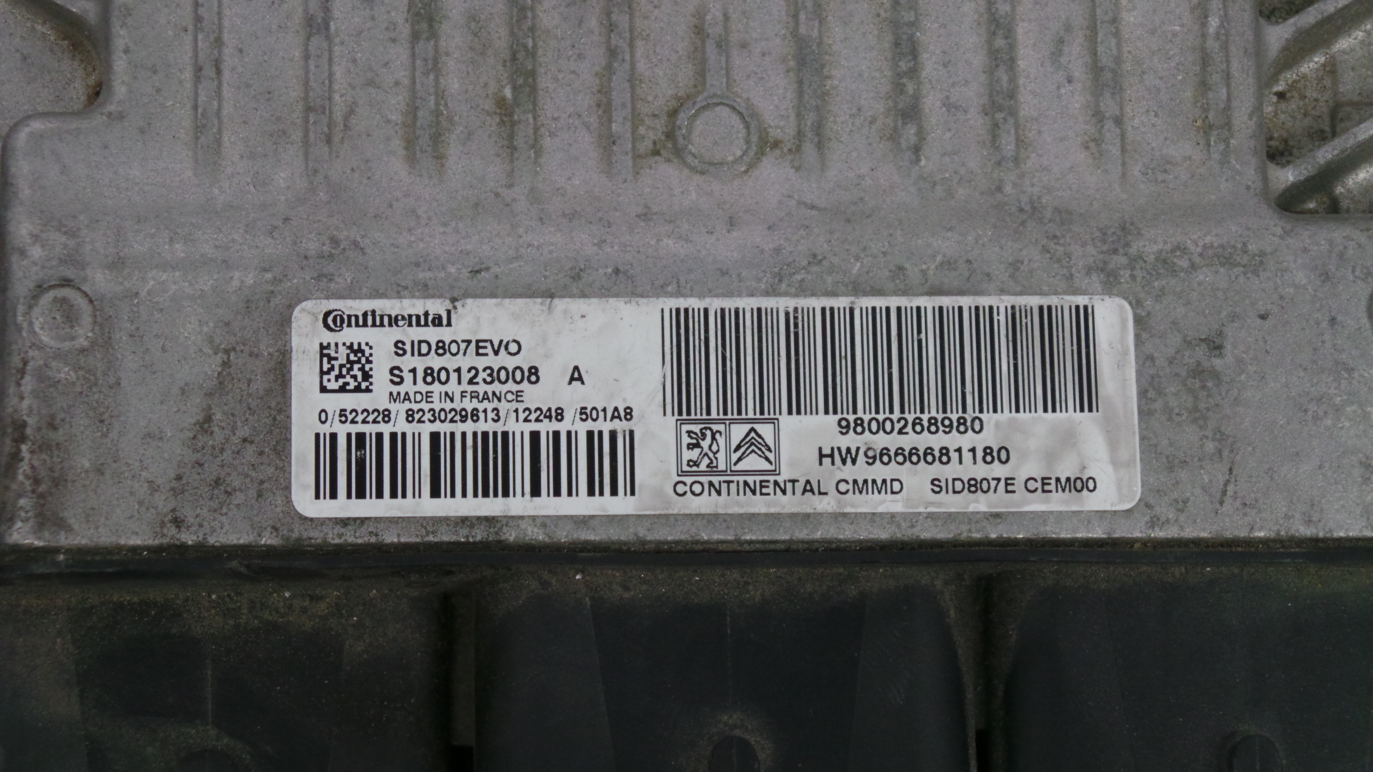 Centralina do Motor 9800268980 - CITROËN C4 II (NC_)-33098449