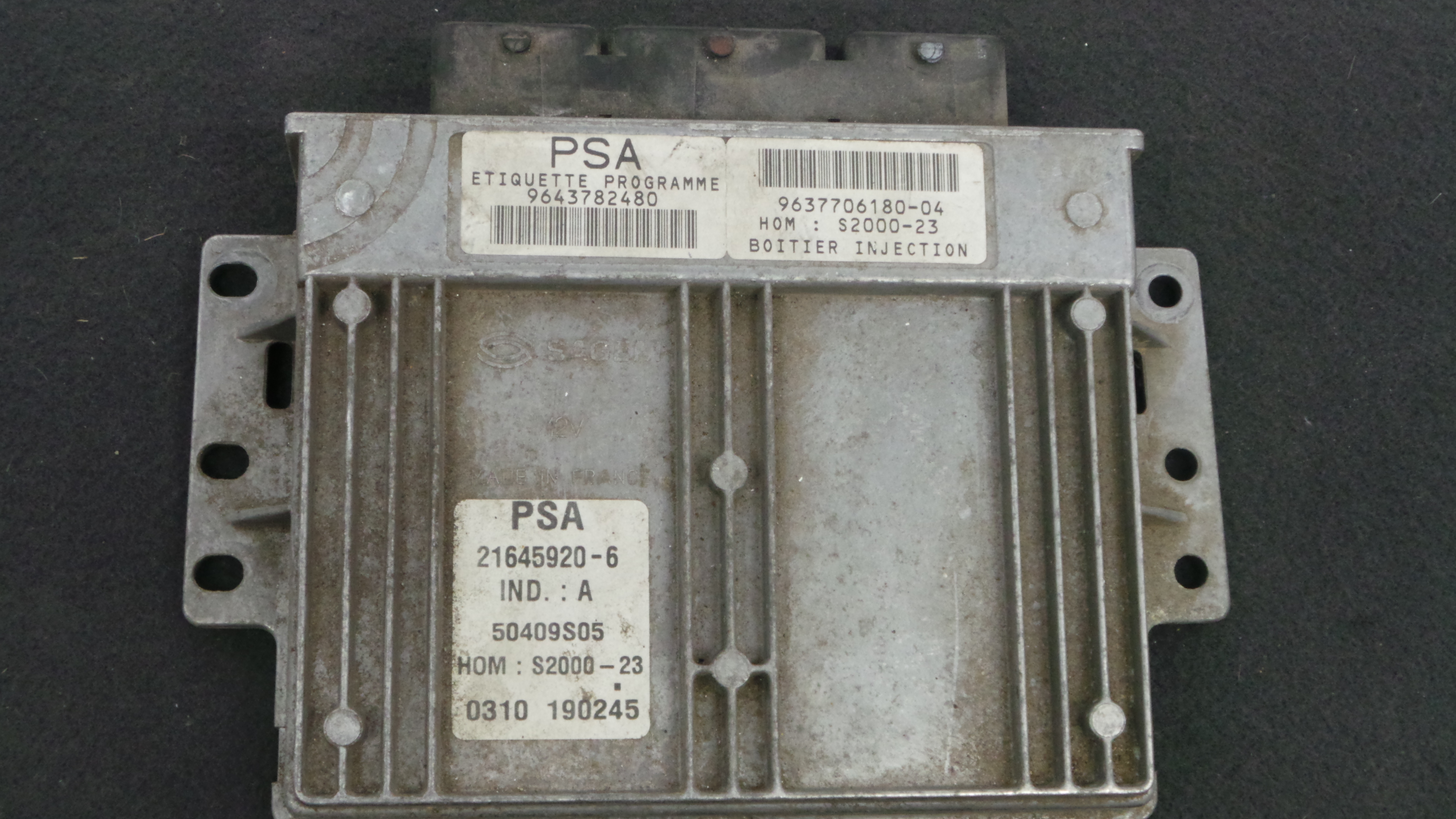 Centralina do Motor 9643782480 - PEUGEOT 206 Hatchback (2A/C)-33098453