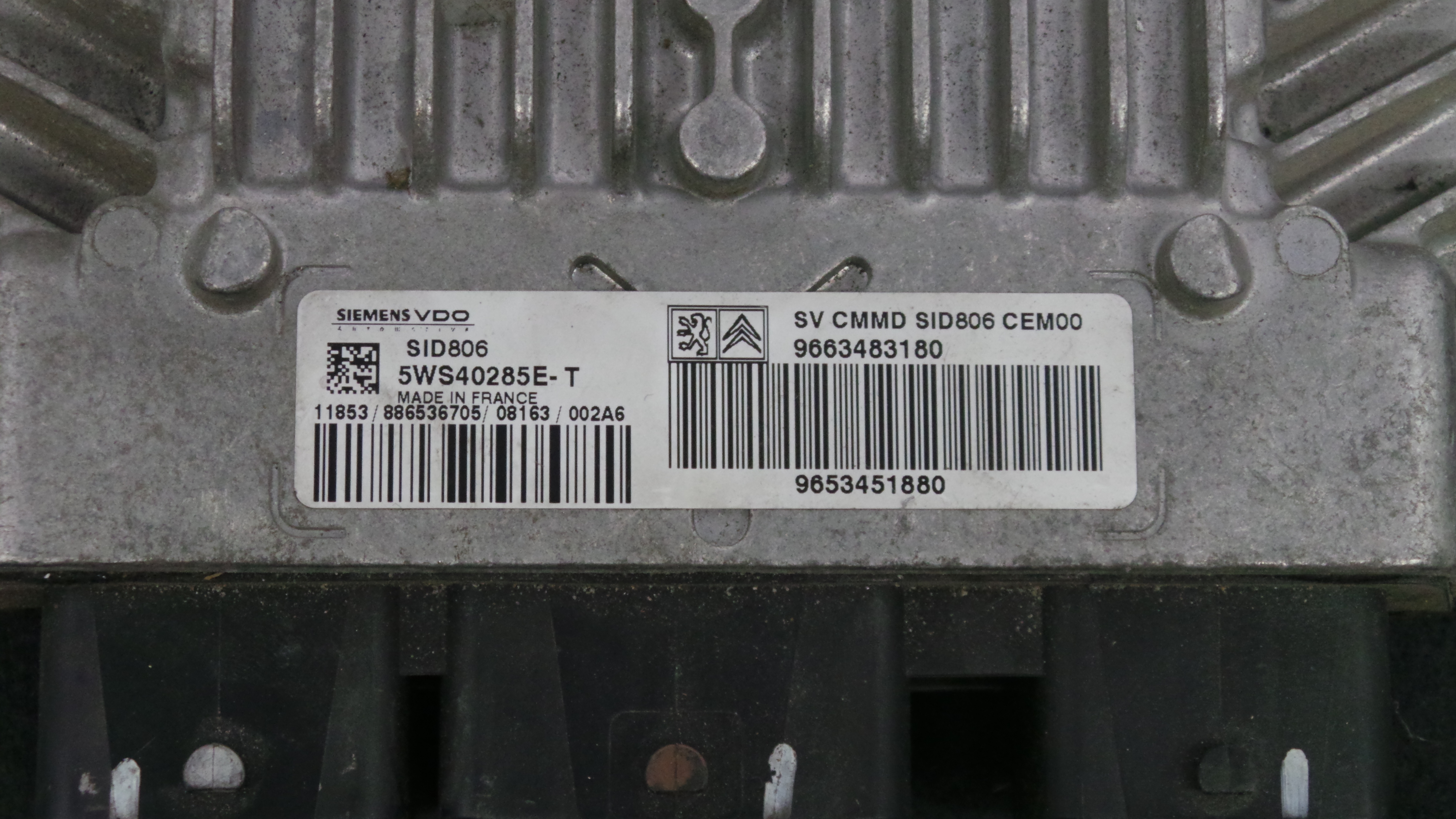 Centralina do Motor 9653451880 - CITROËN C2 (JM_)-33098582