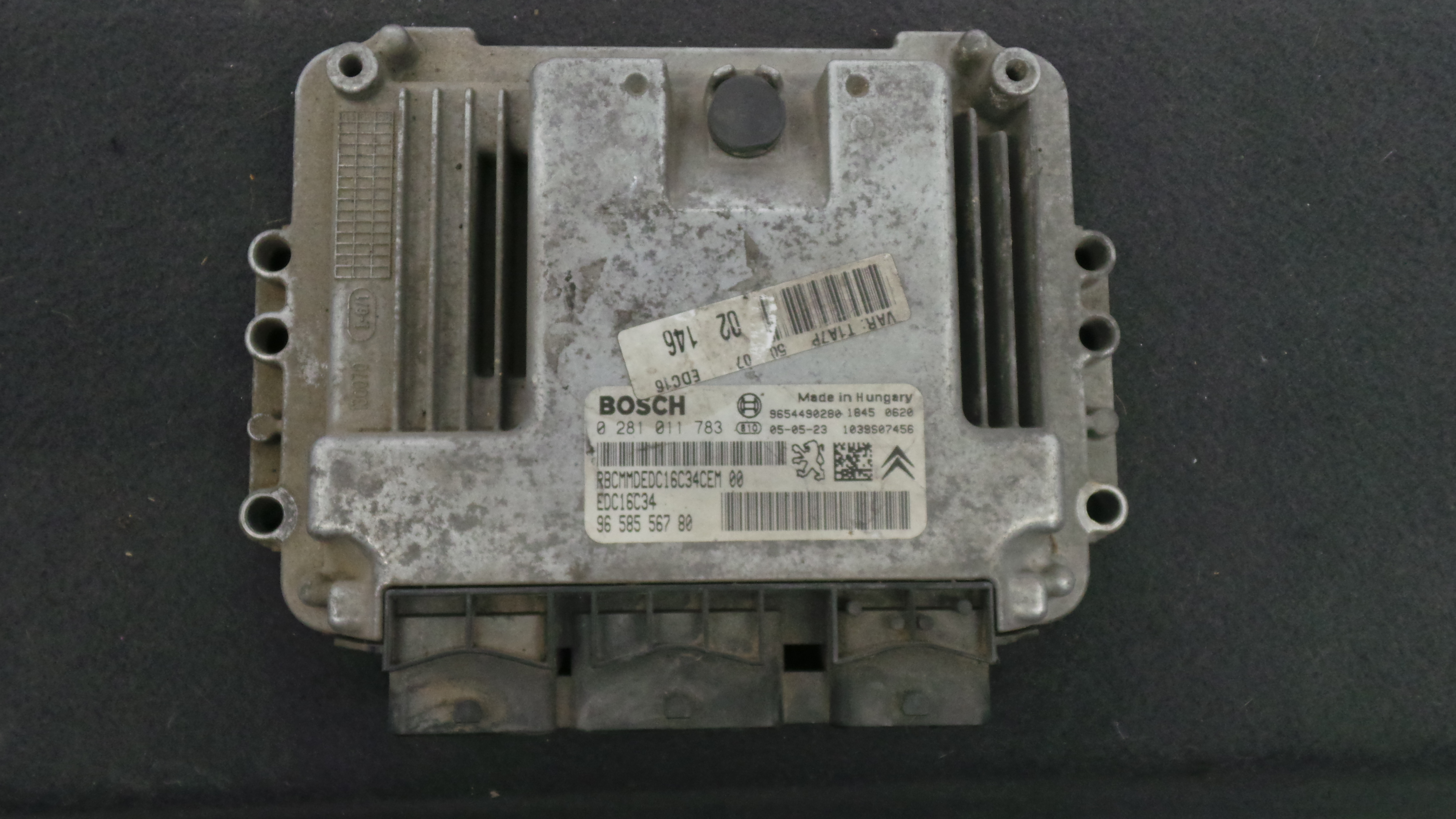 Centralina do Motor 9658556780 - PEUGEOT 206 Hatchback (2A/C)-33099284