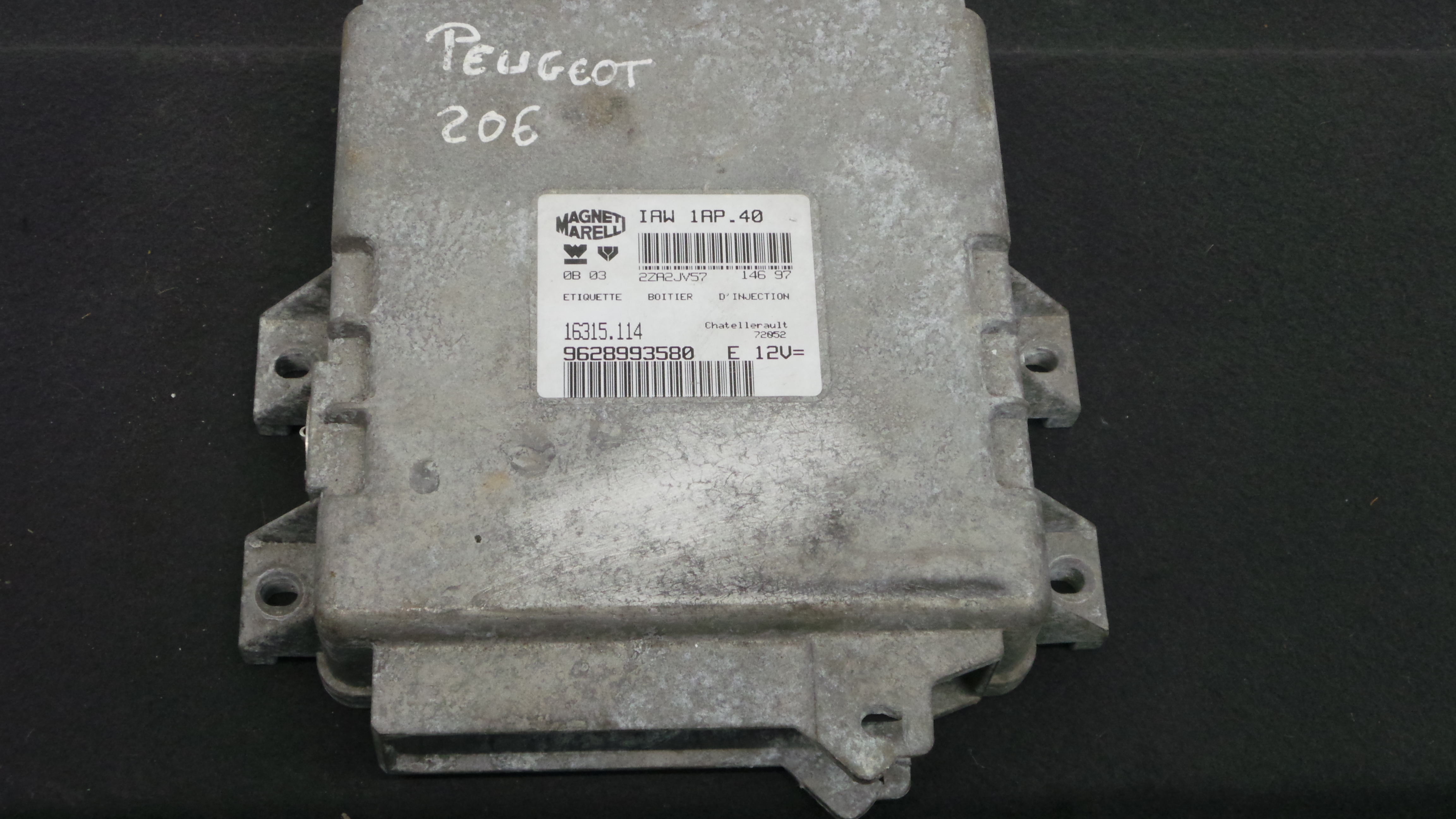 Centralina do Motor 9628993580 - PEUGEOT 206 Hatchback (2A/C)-33099589