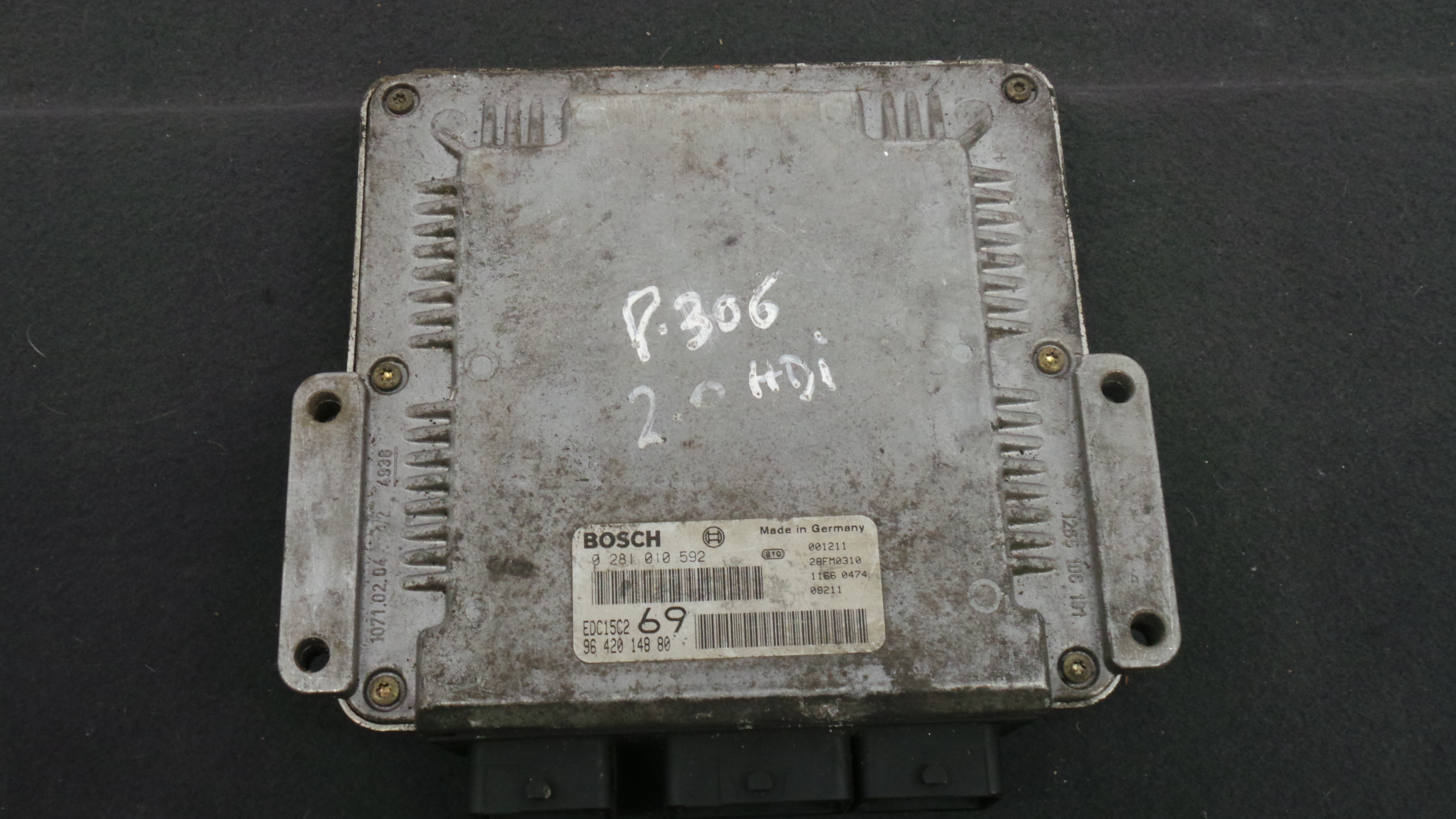 Centralina do Motor 9642014880 - PEUGEOT 306 (7B, N3, N5)-33099592