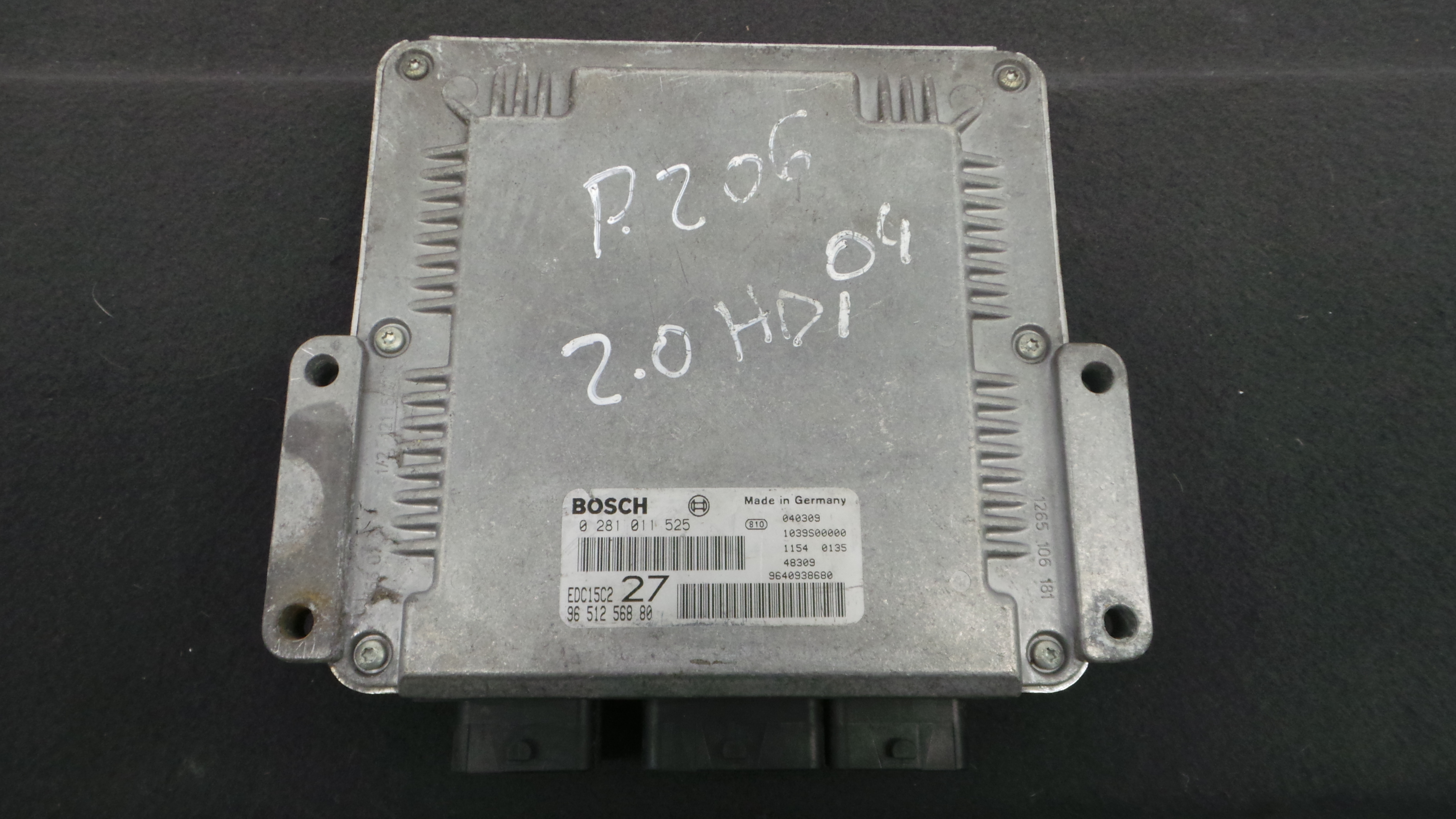 Centralina do Motor 9651256880 - PEUGEOT 206 Hatchback (2A/C)-33099689