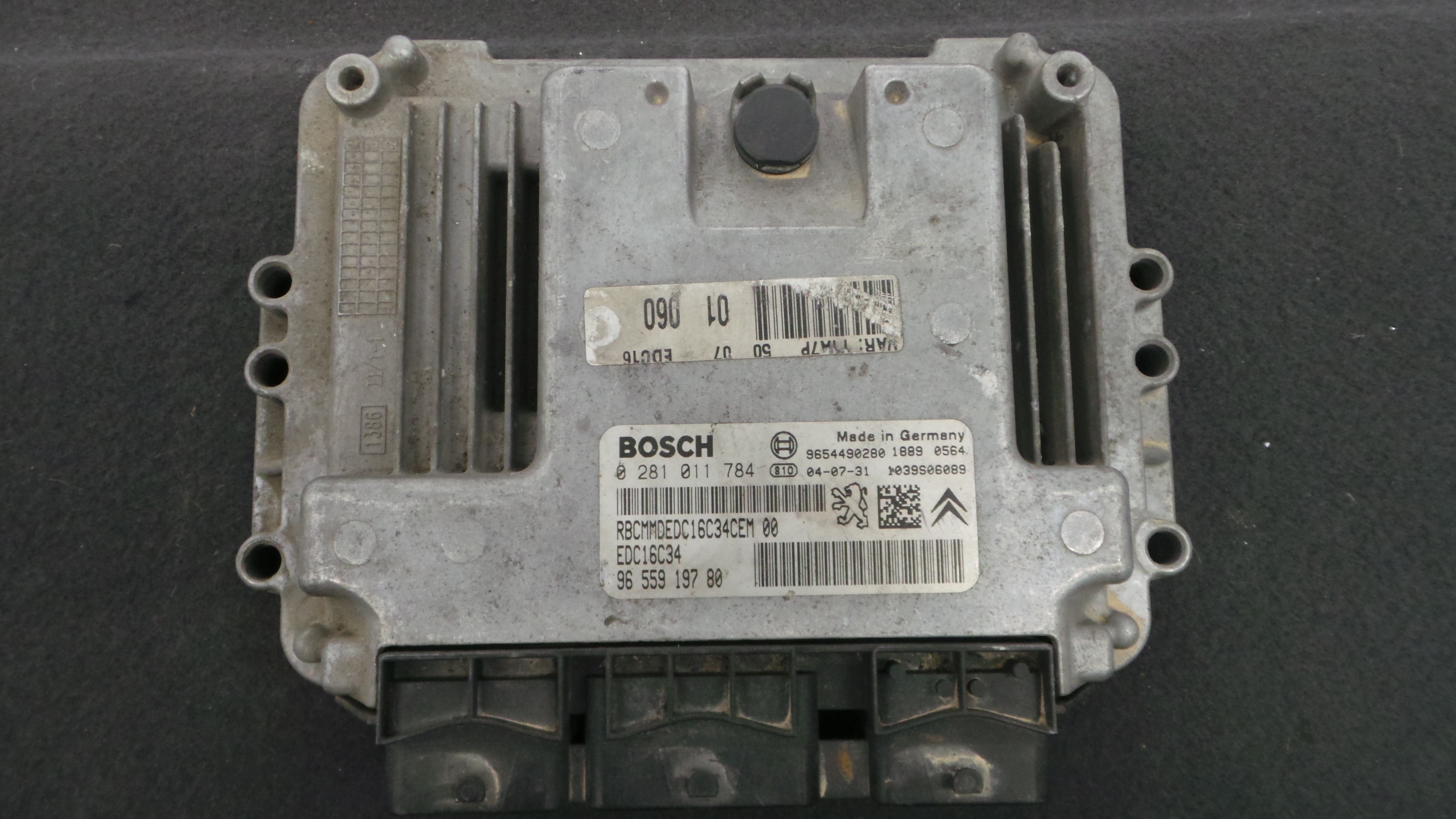 Centralina do Motor 9655919780 - PEUGEOT 206 Hatchback (2A/C)-33099736