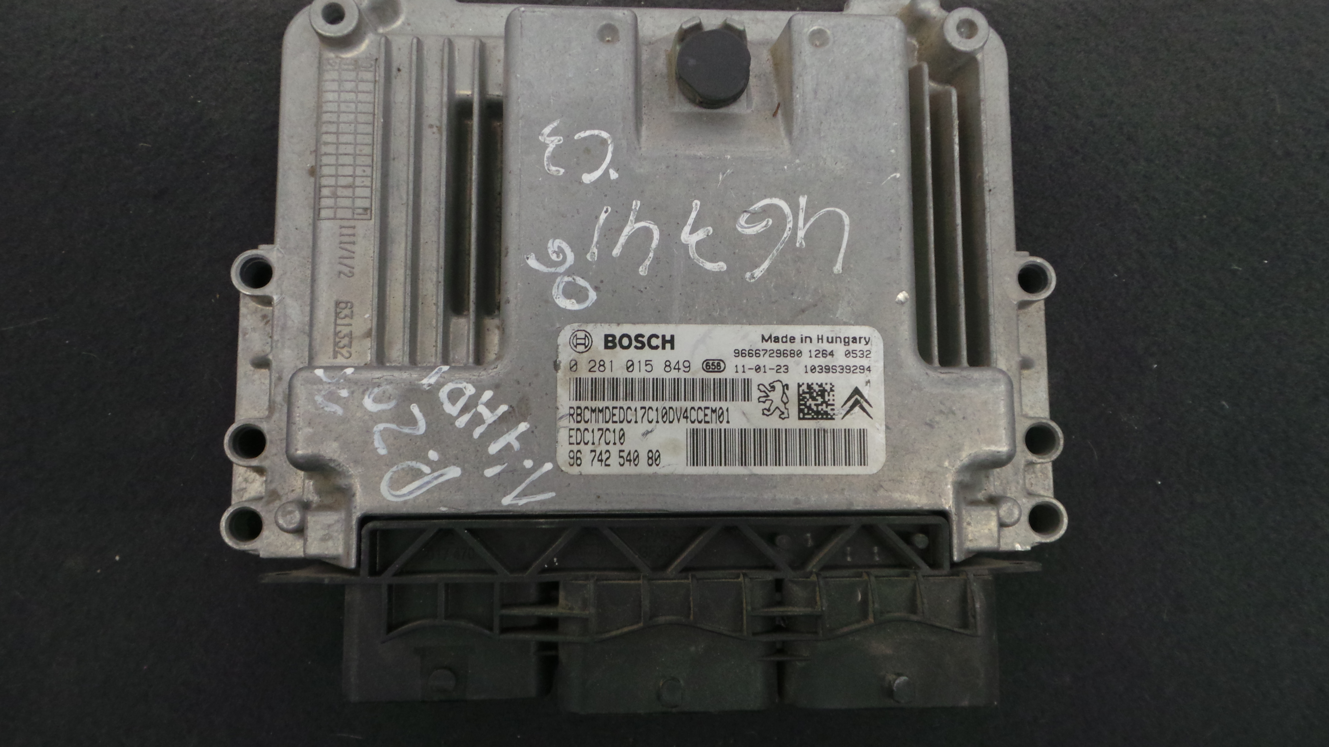 Centralina do Motor 9674254080 - PEUGEOT 207 (WA_, WC_), 207/207+ (WA_, WC_)-33099746