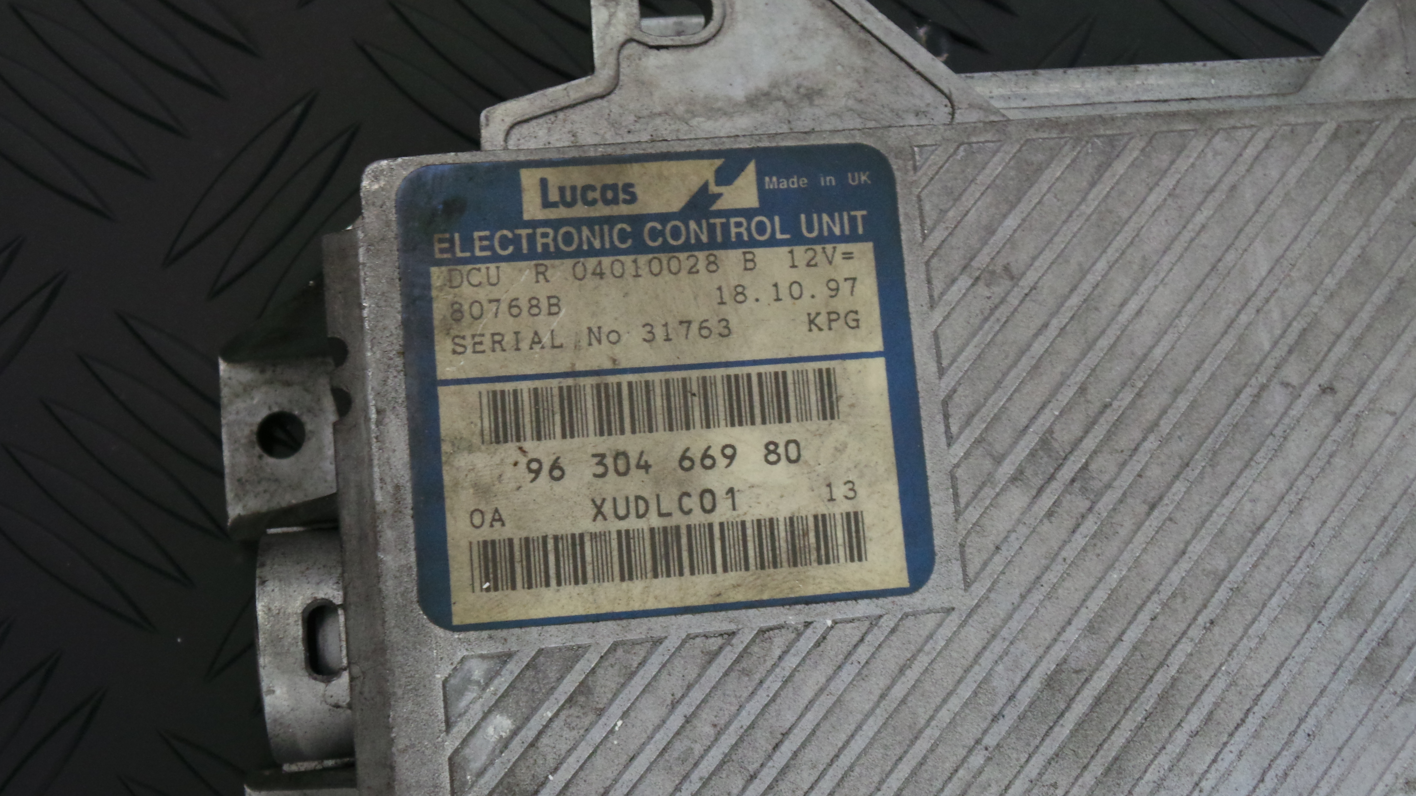 Centralina do Motor 9630466980 - PEUGEOT 406 (8B)-33102522