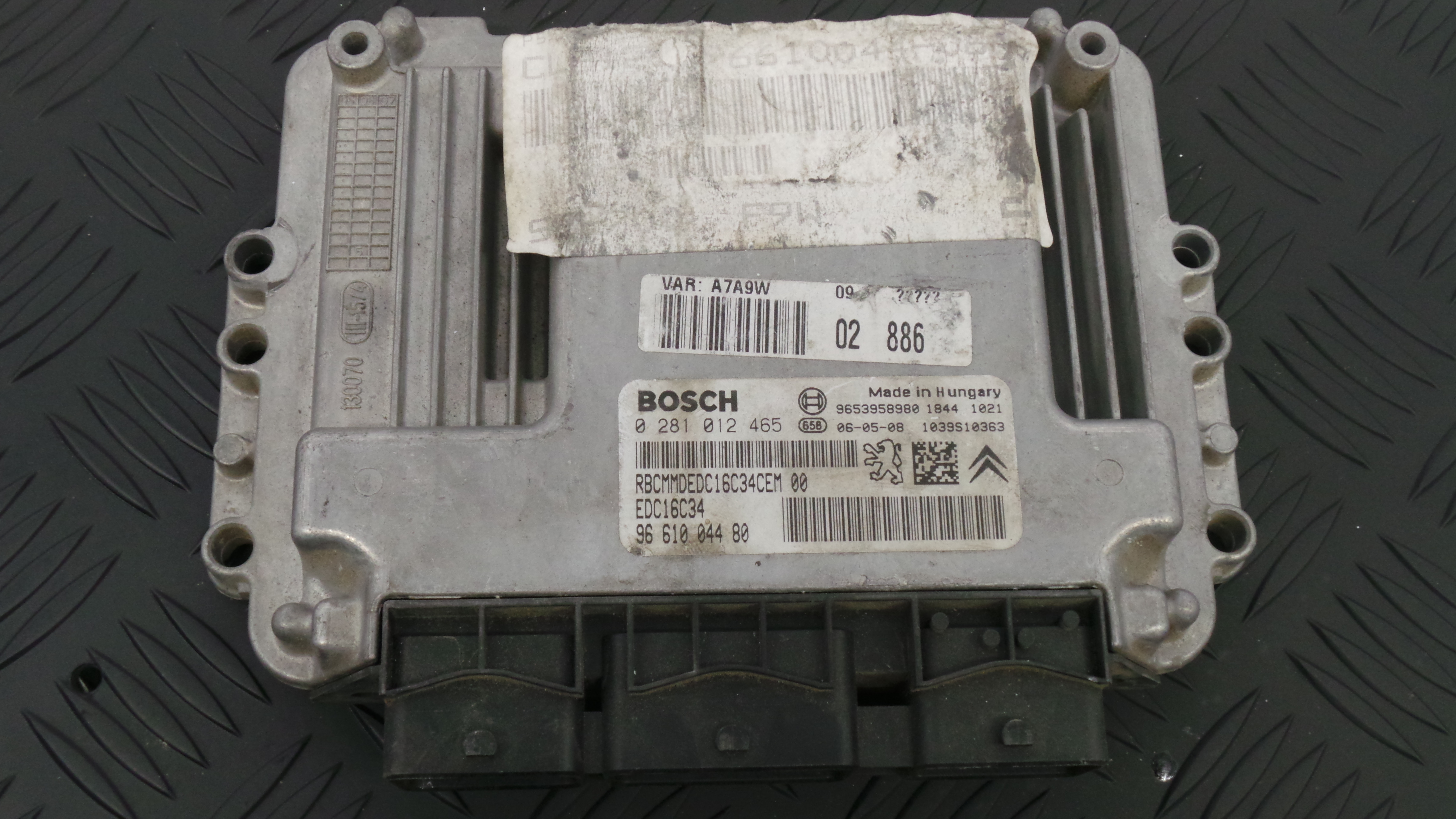 Centralina do Motor 9661004480 - PEUGEOT 207 (WA_, WC_), 207/207+ (WA_, WC_)-33102865