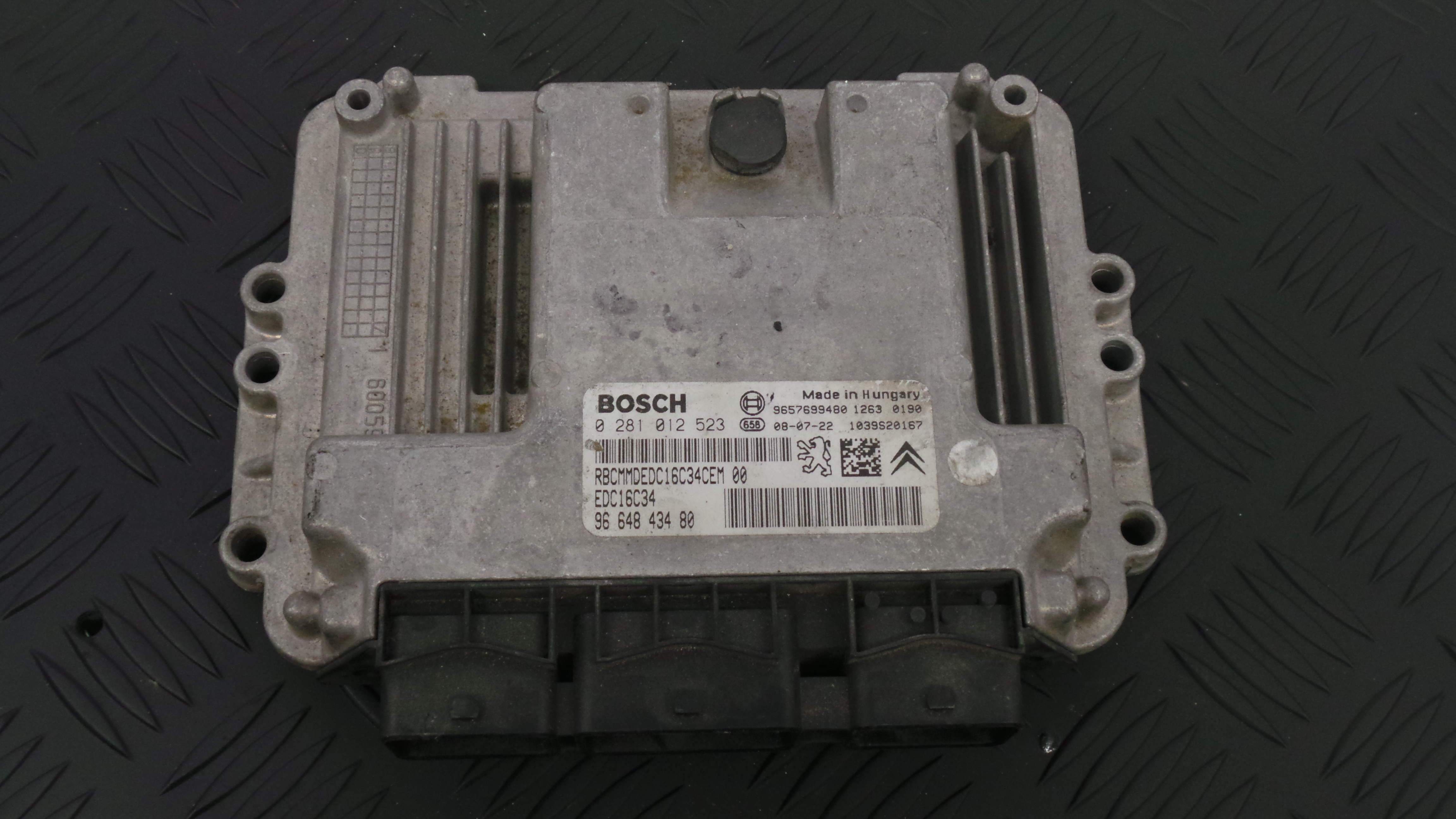 Centralina do Motor 9664843480 - PEUGEOT 207 (WA_, WC_), 207/207+ (WA_, WC_)-33102956