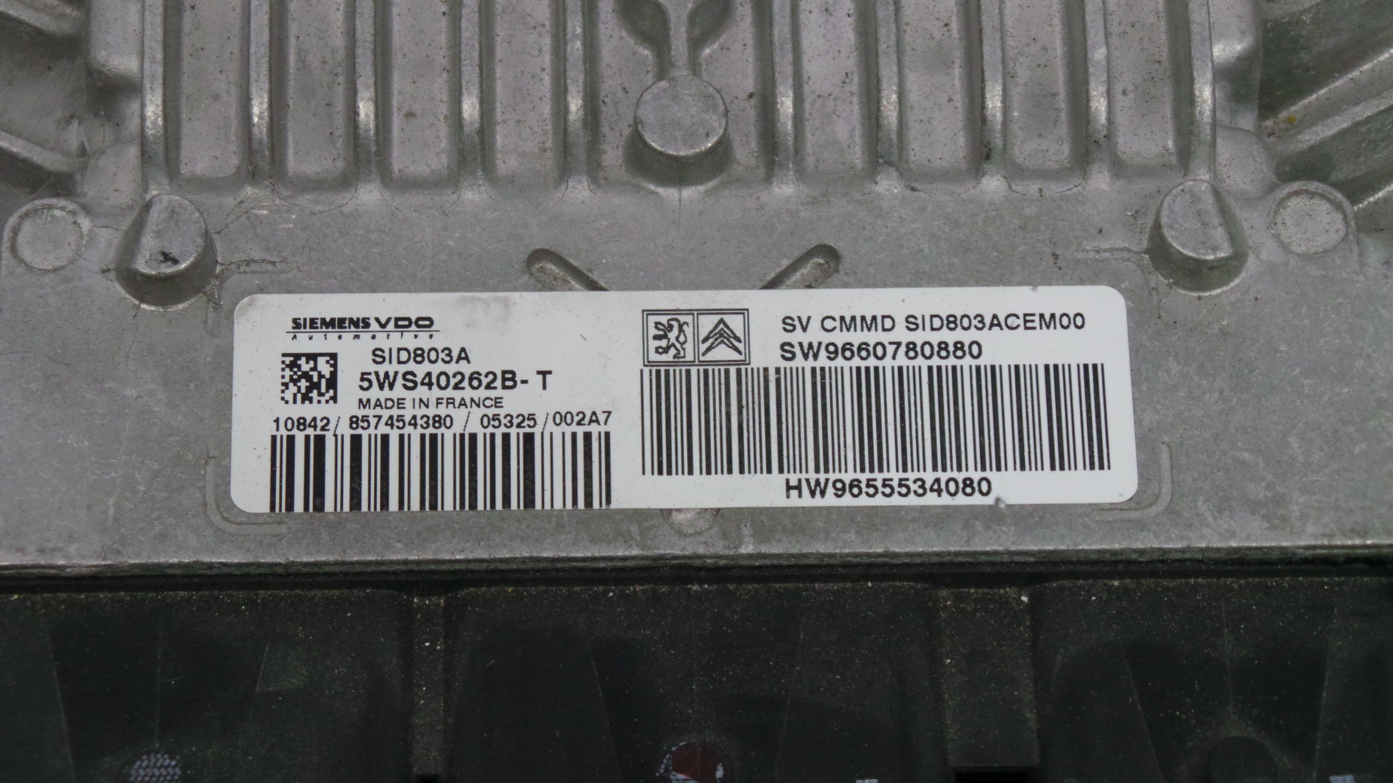 Centralina do Motor 9660780880 - PEUGEOT 407 (6D_)-33103053
