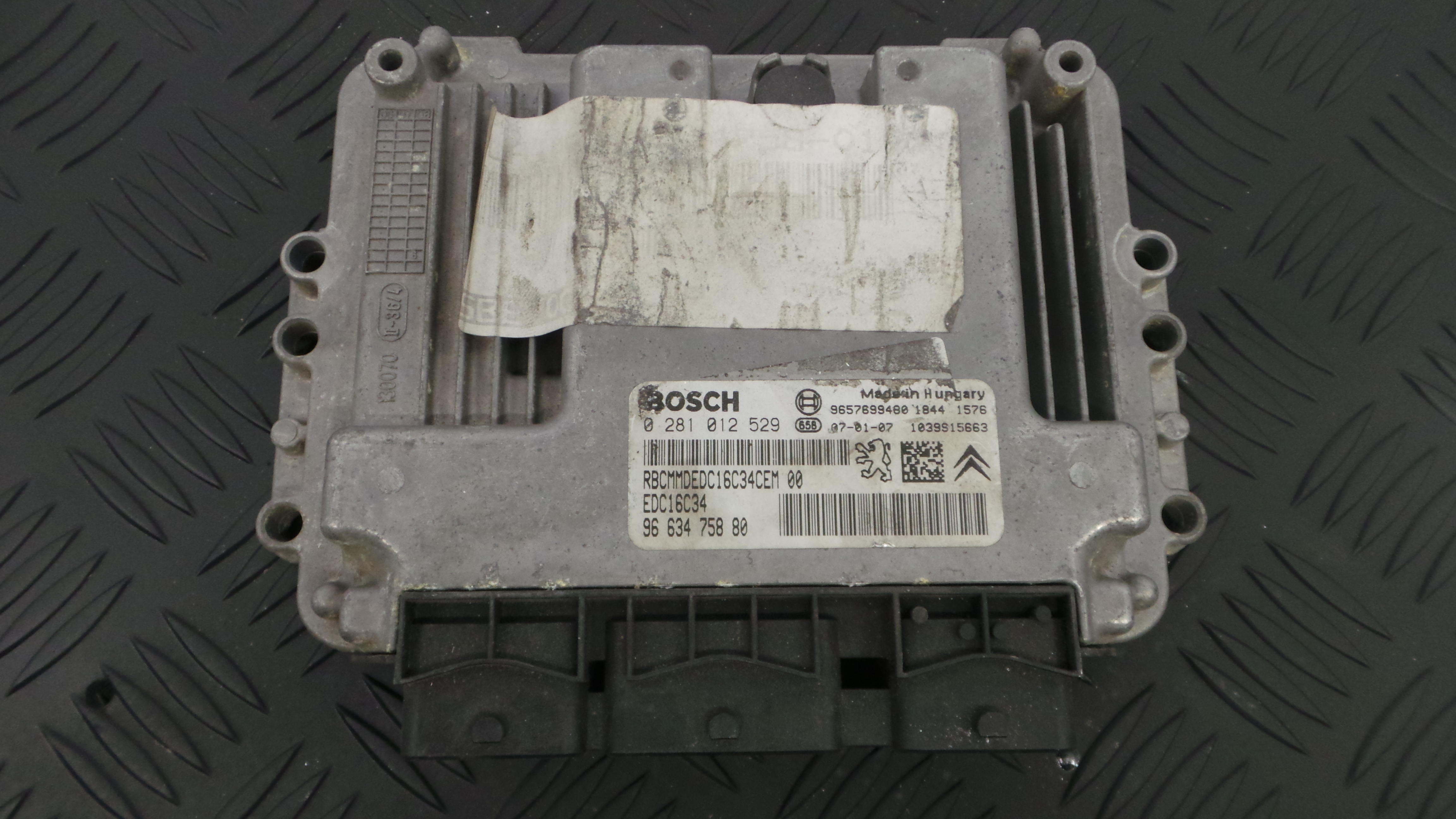 Centralina do Motor 9663475880 - PEUGEOT 207 (WA_, WC_), 207/207+ (WA_, WC_)-33103089