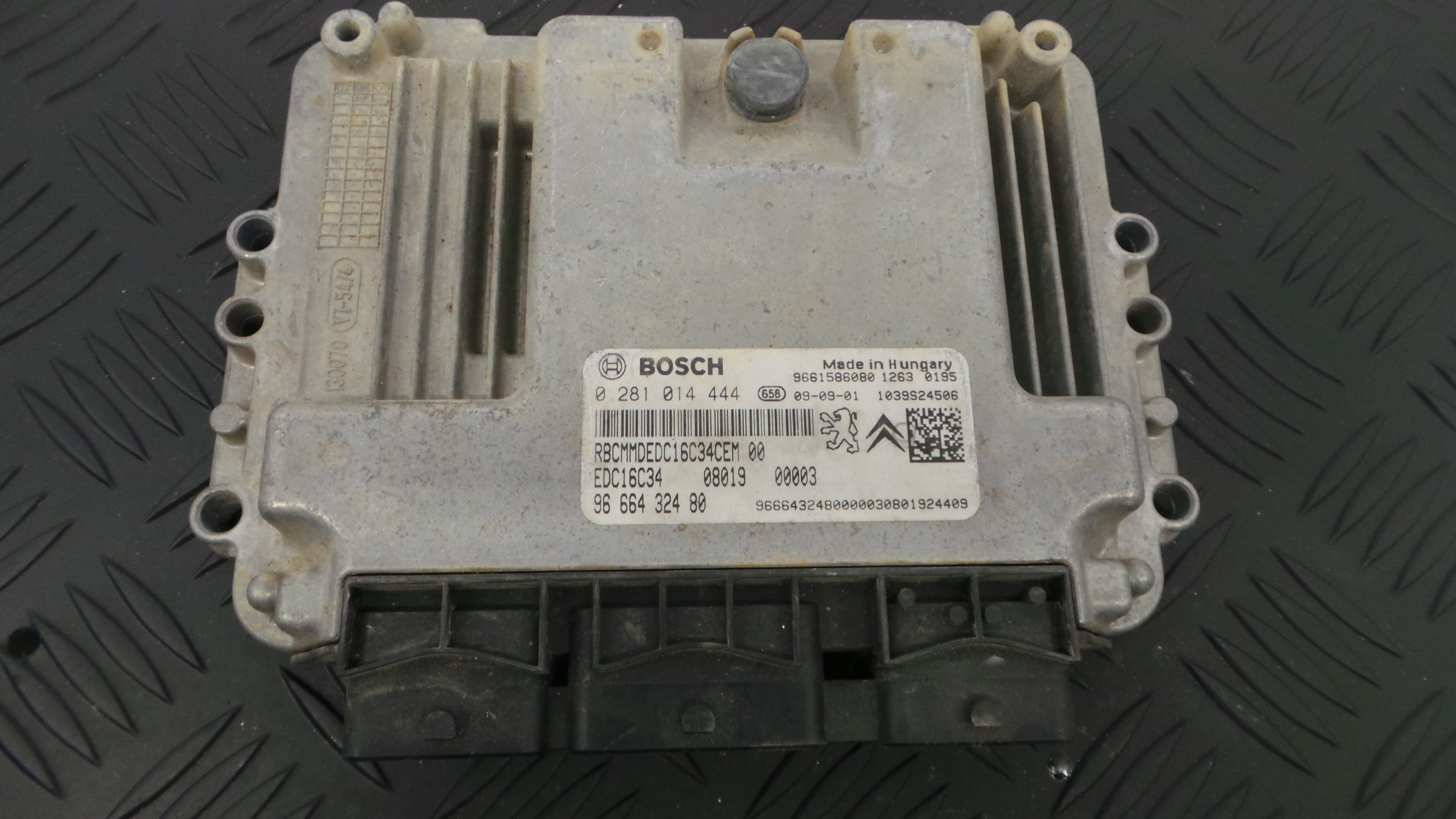 Centralina do Motor 9666432480 - PEUGEOT BIPPER (AA_)-33103464