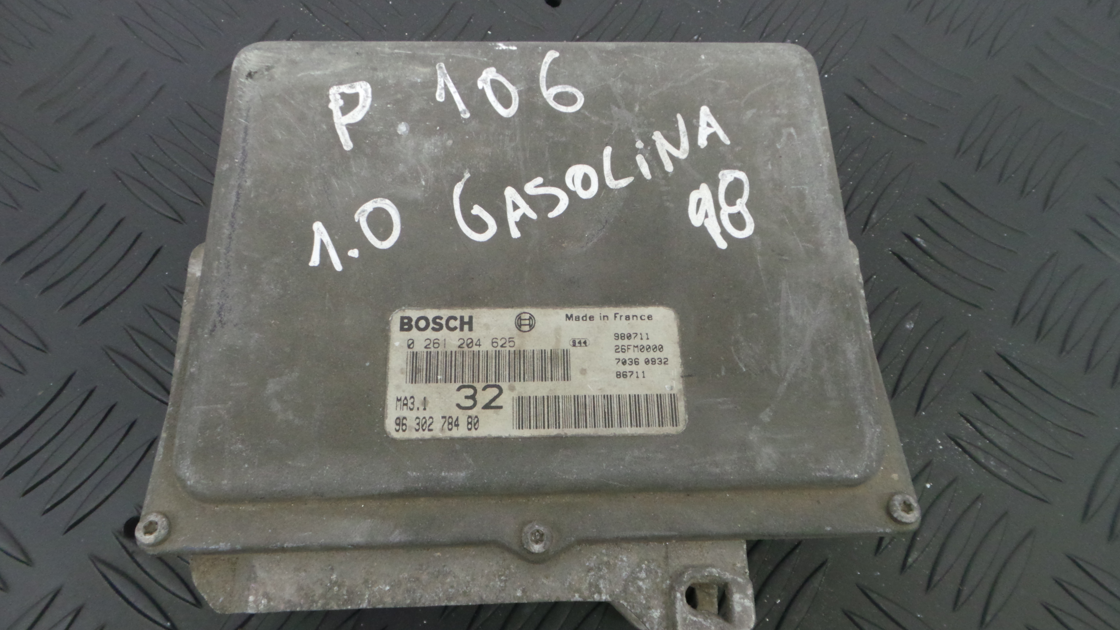 Centralina do Motor 9630278480 - PEUGEOT 106 II (1A_, 1C_)-33103558