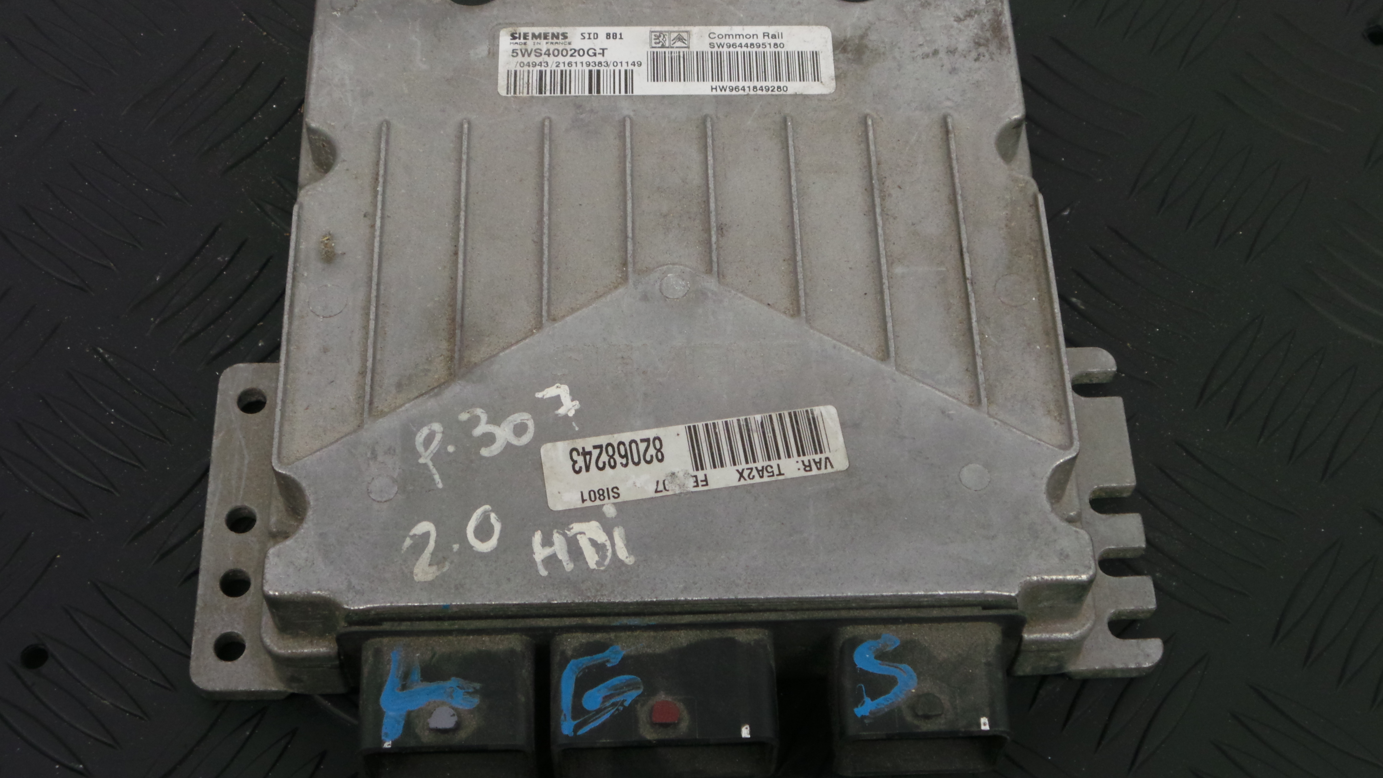 Centralina do Motor 9641849270 - PEUGEOT 307 (3A/C)-33104486