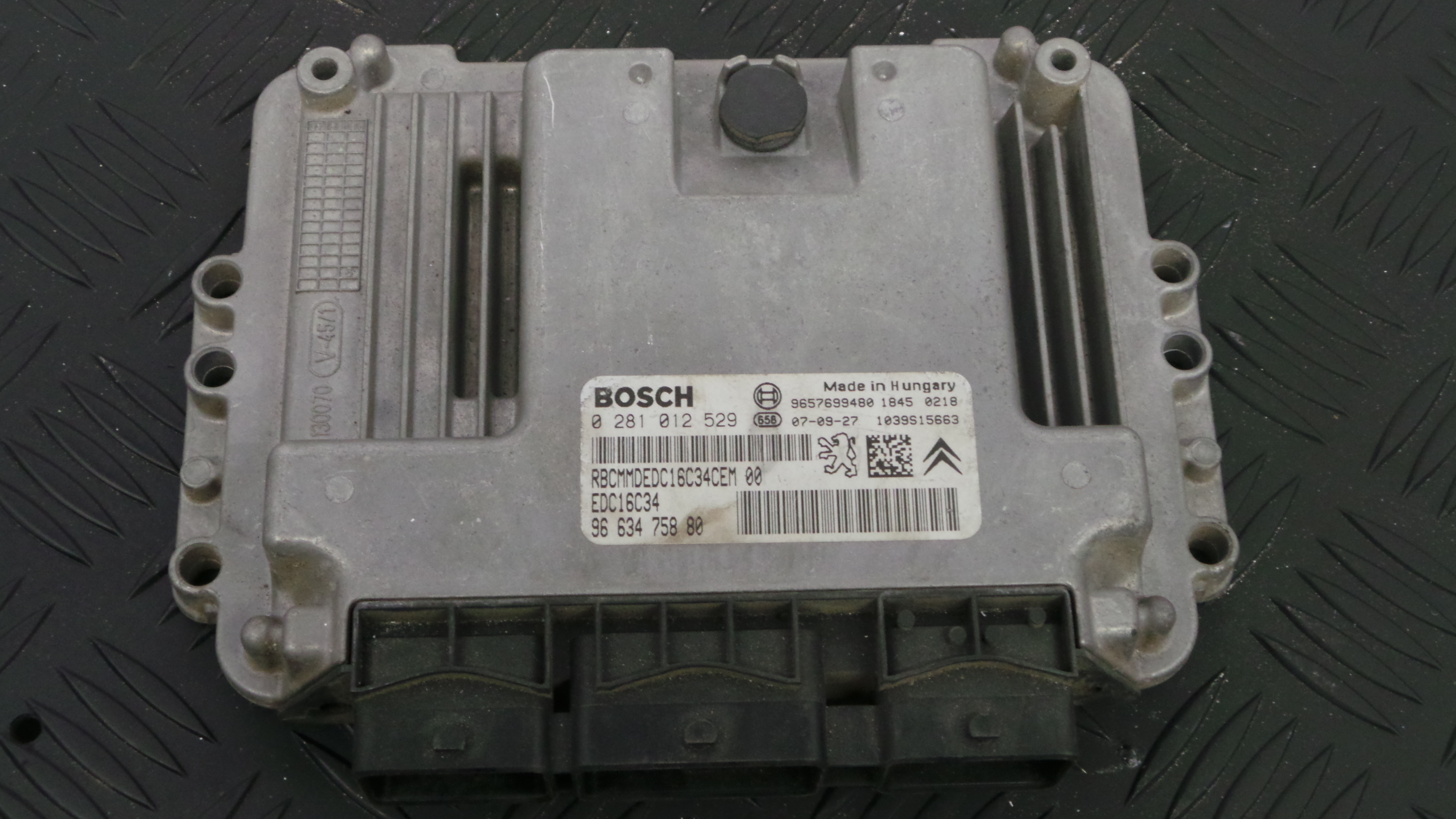 Centralina do Motor 9663475880 - PEUGEOT 207 (WA_, WC_), 207/207+ (WA_, WC_)-33104826