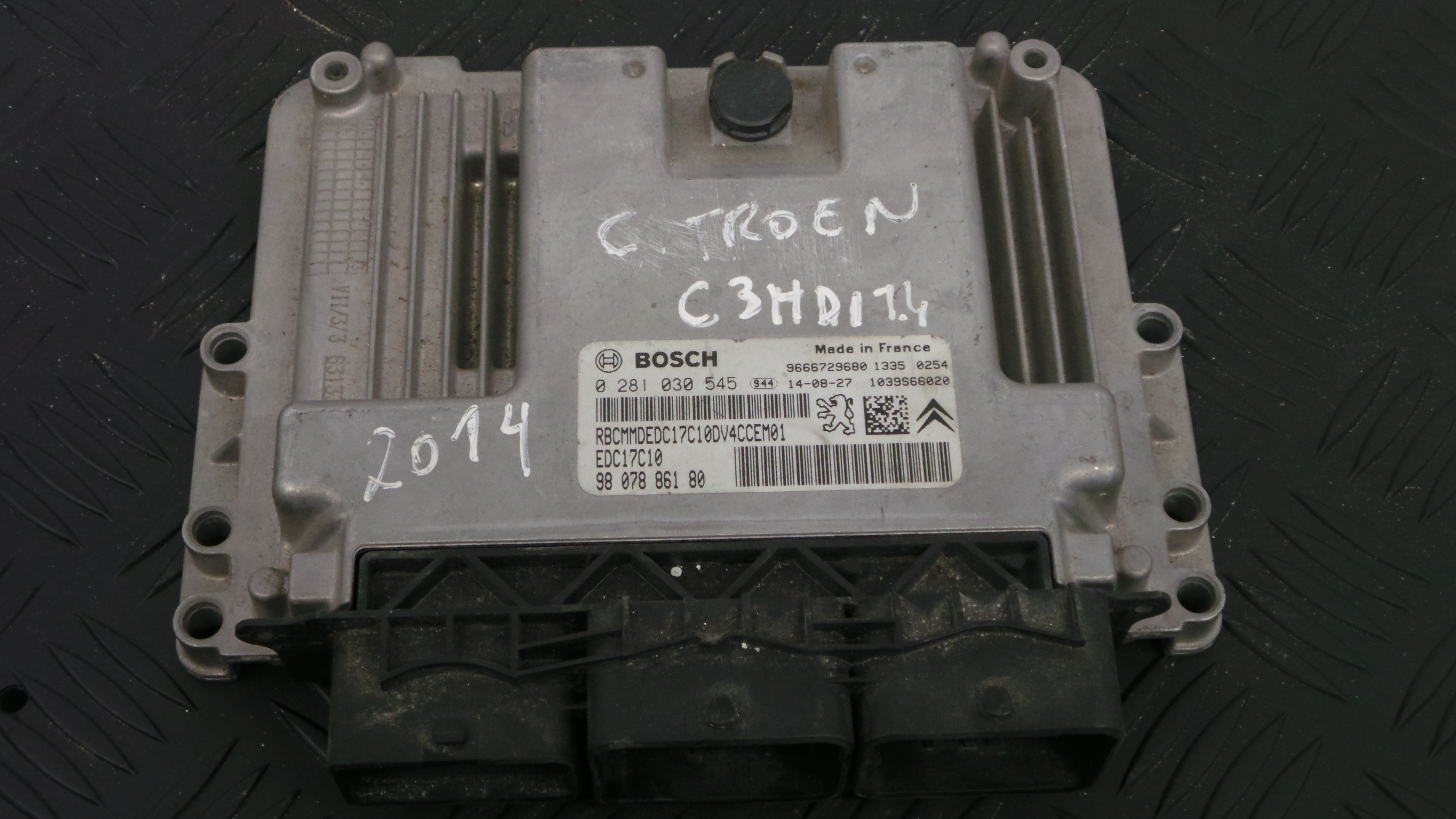 Centralina do Motor 9807886180 - CITROËN C3 II (SC_)-33104833