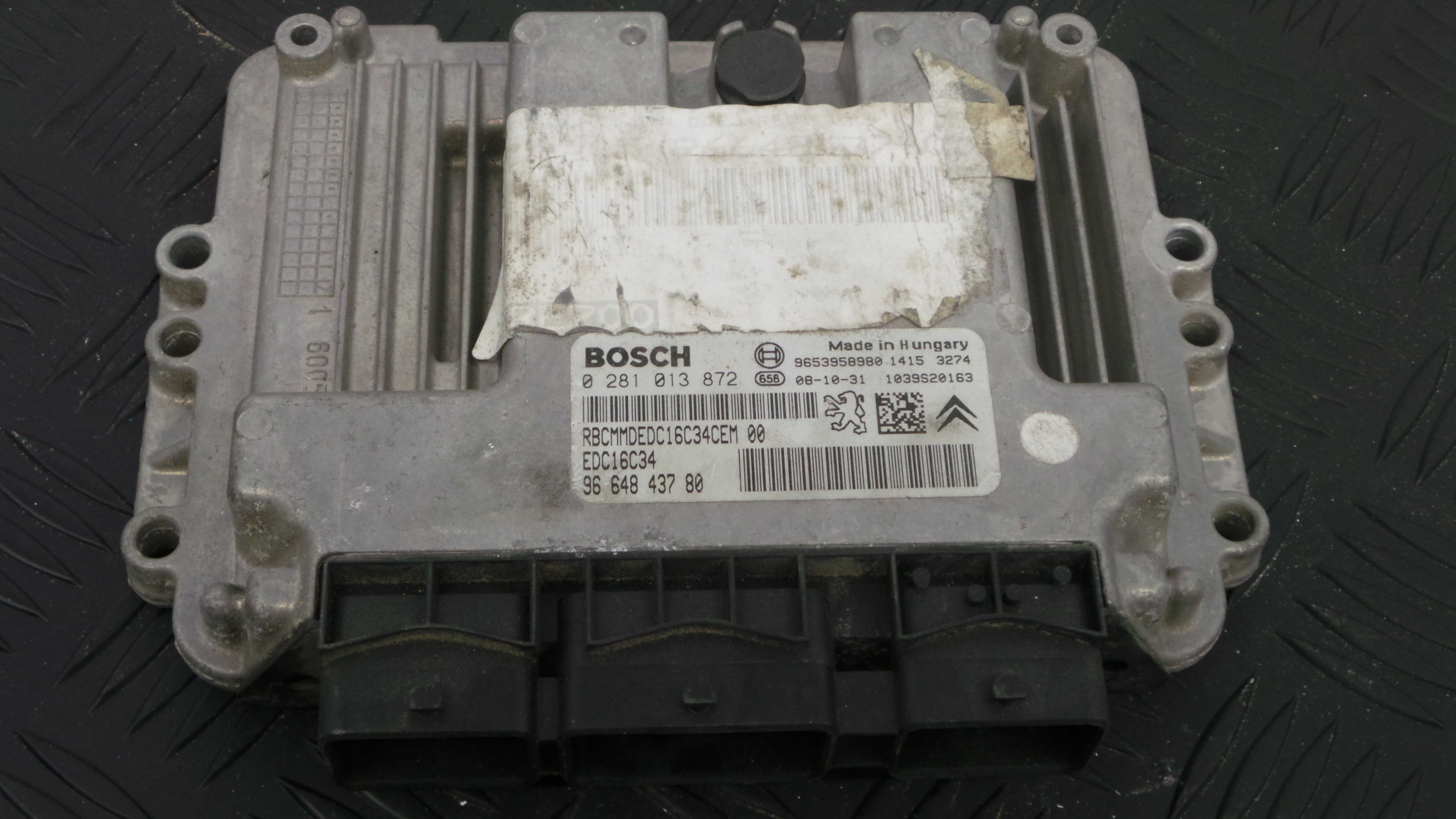 Centralina do Motor 9664843780 - PEUGEOT 207 (WA_, WC_), 207/207+ (WA_, WC_)-33105099