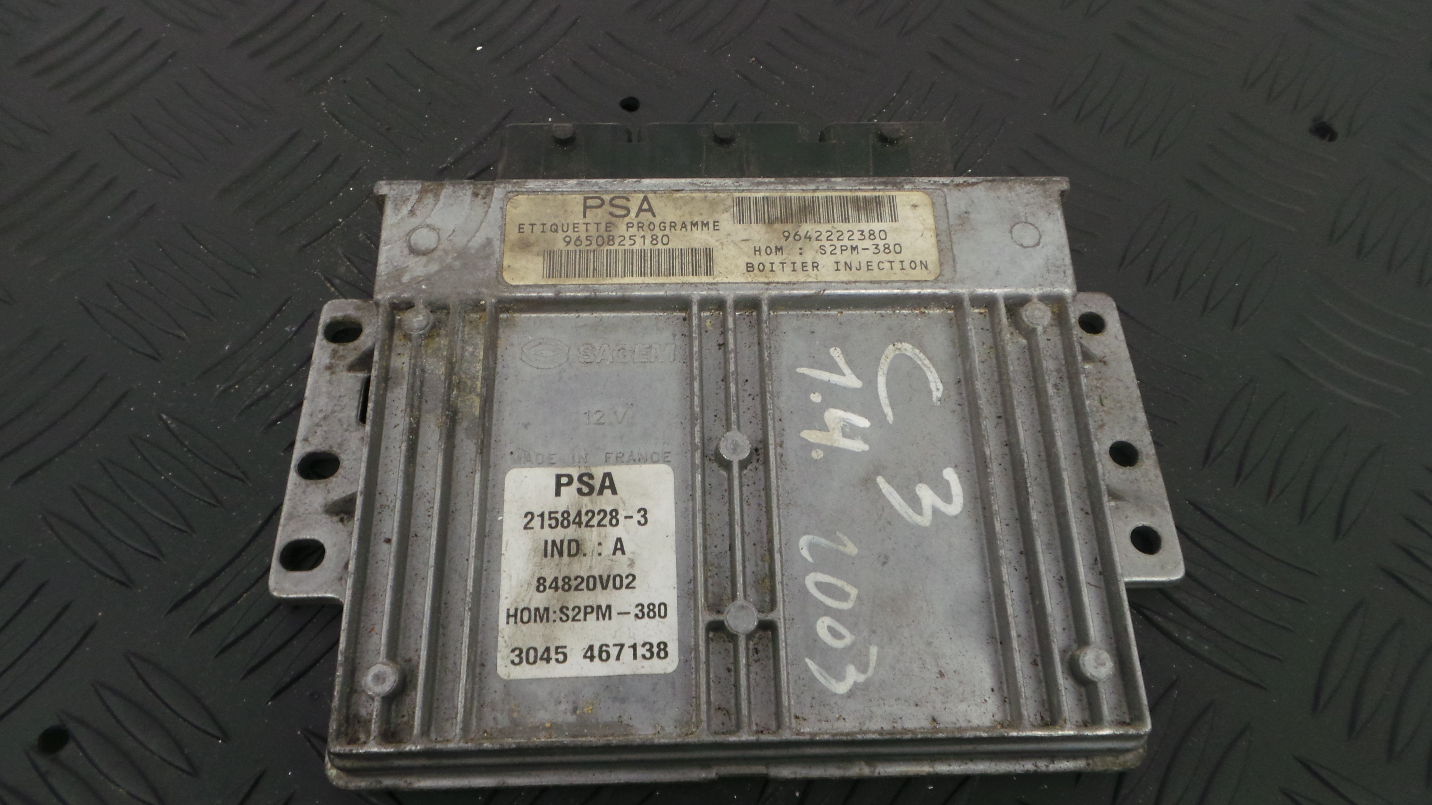 Centralina do Motor 9650825180 - CITROËN C3 I (FC_, FN_)-33105618