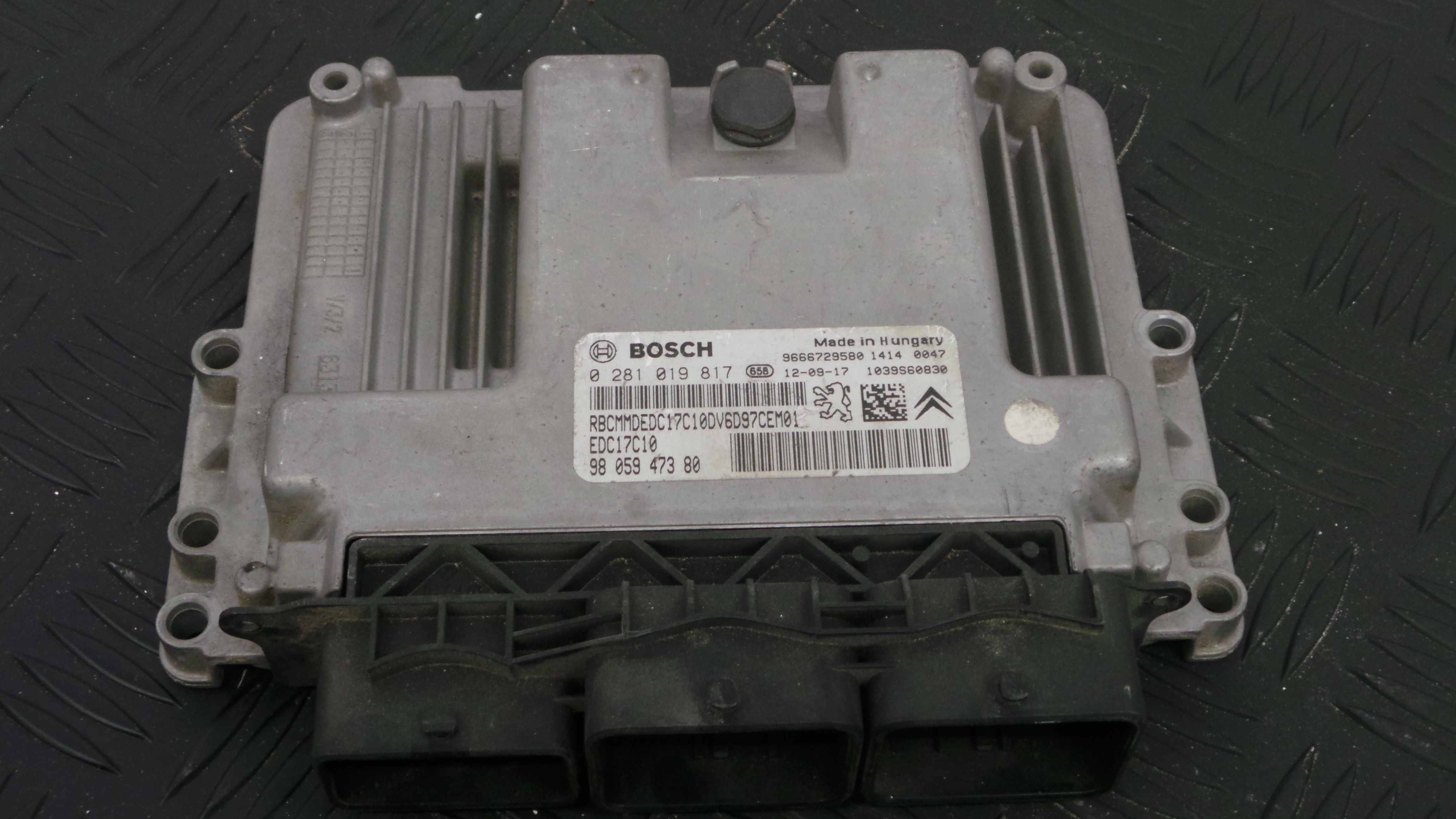 Centralina do Motor 9805947380 - CITROËN BERLINGO Caixa/monovolume (B9)-33107537