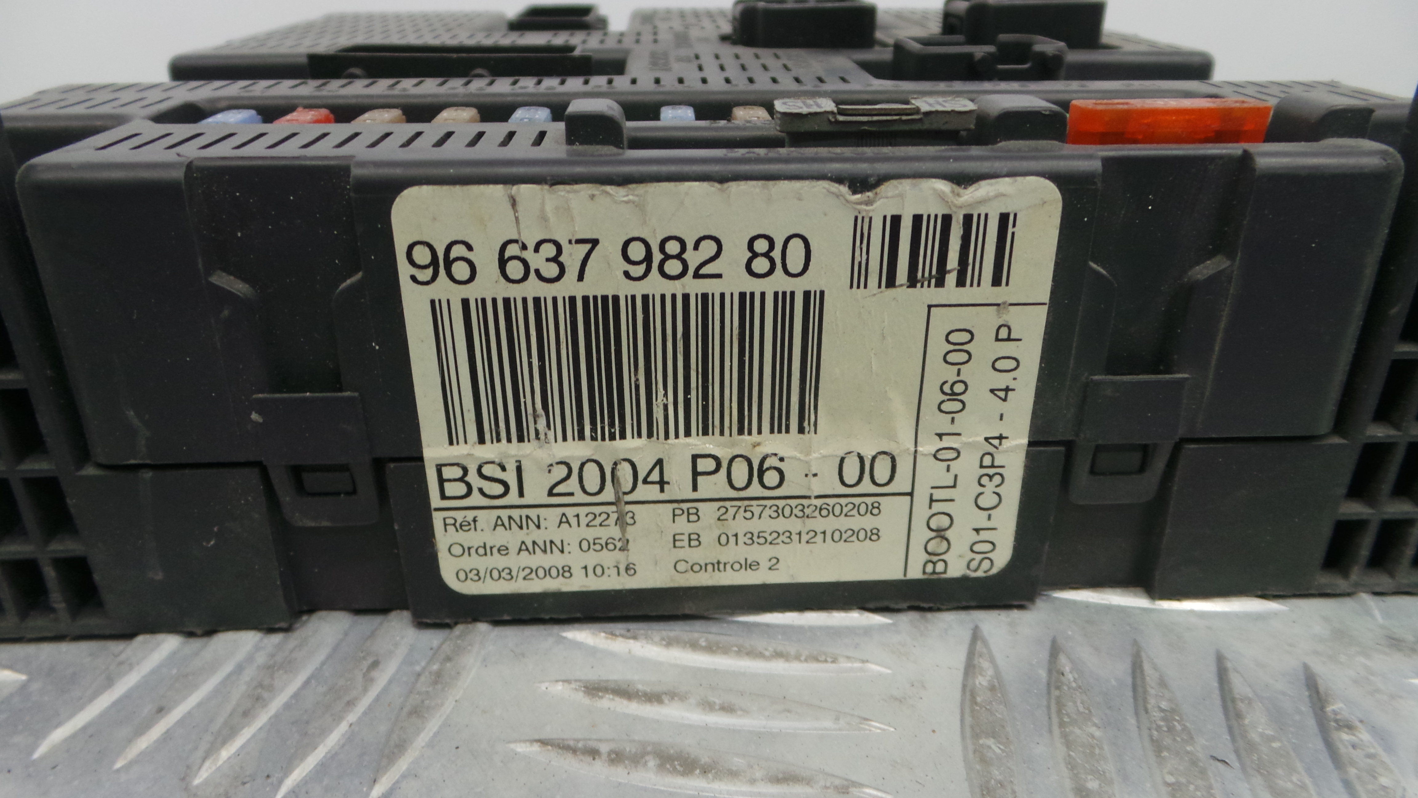 Caixa dos Fusíveis / BSI / UCH / SAM 9663798280 - PEUGEOT 207 (WA_, WC_), 207/207+ (WA_, WC_)-33107819