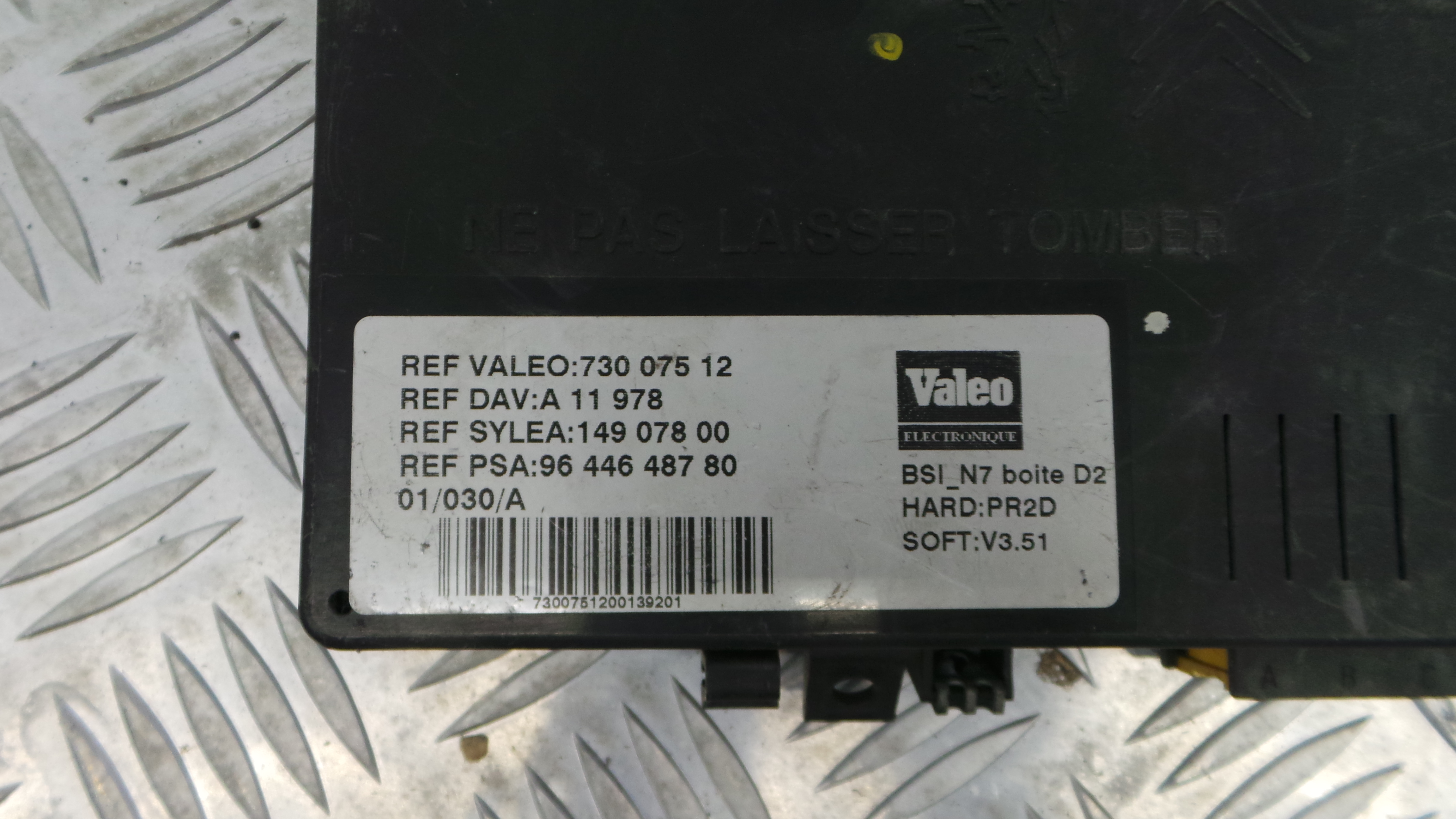 Caixa dos Fusíveis / BSI / UCH / SAM 9644648780 - CITROËN XSARA (N1)-33109774