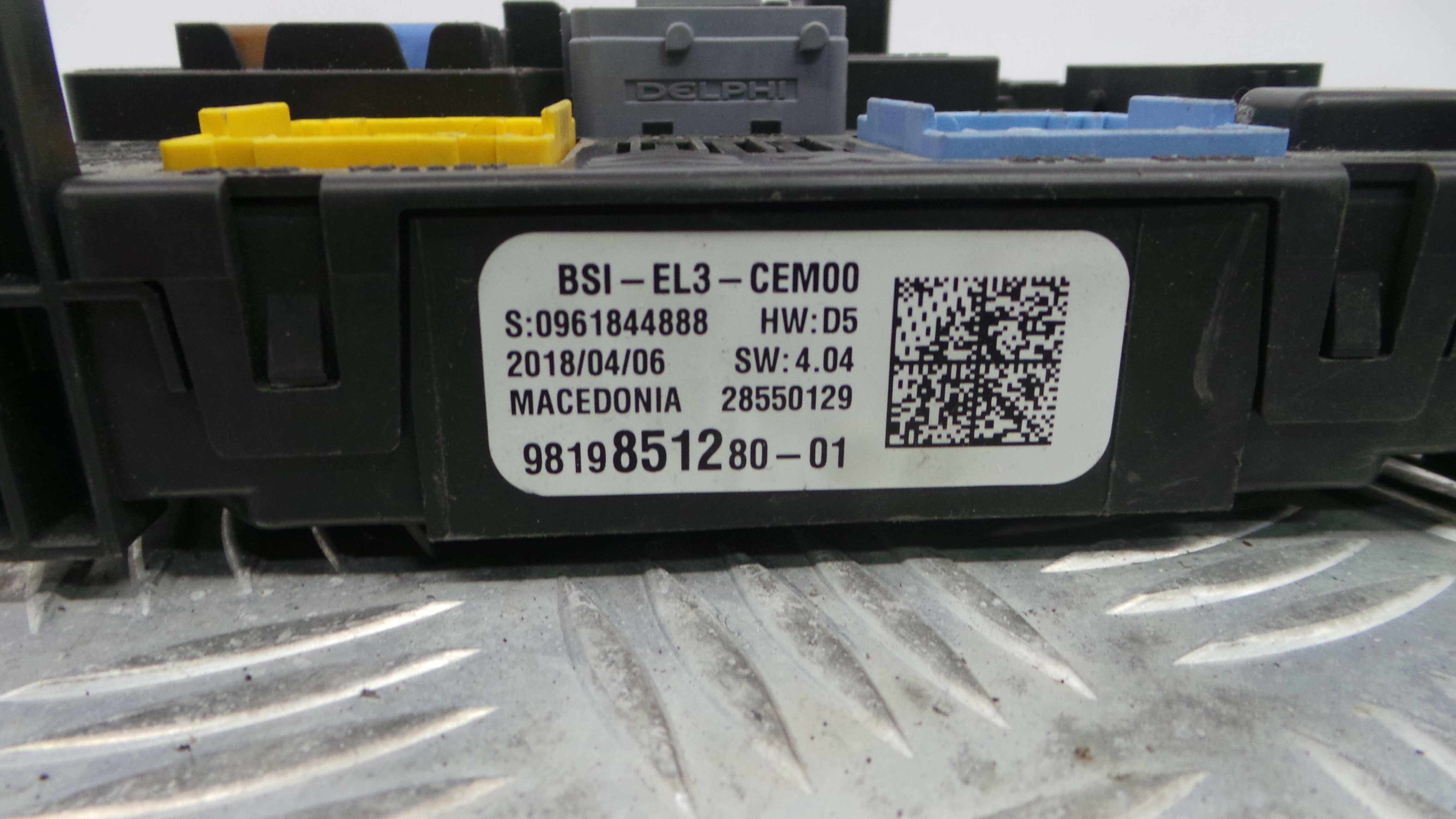 Caixa dos Fusíveis / BSI / UCH / SAM 9819851280 - CITROËN C3 / C3 ORIGIN III (SX)-33110382