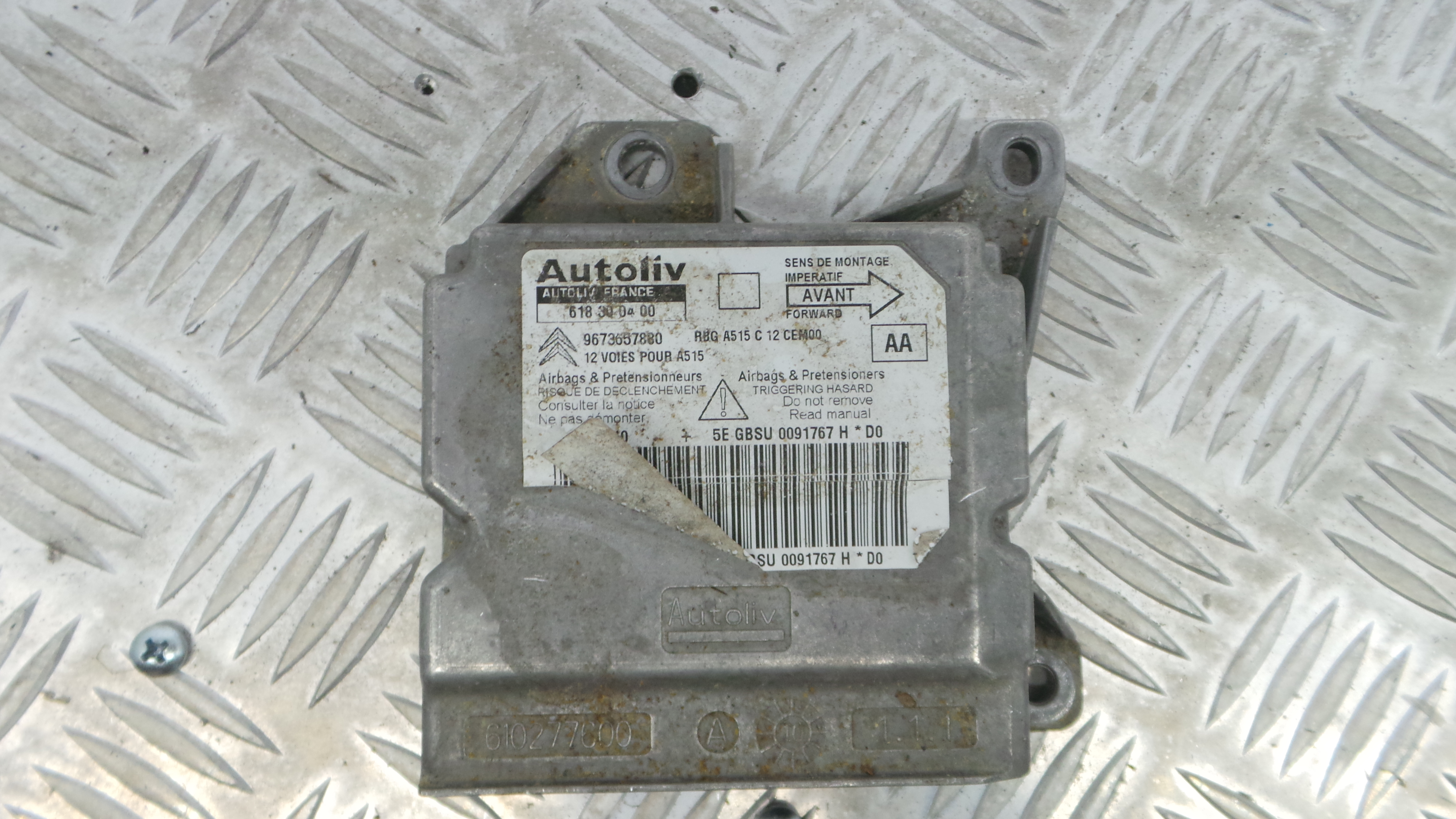 Centralina de Airbags 618300400 - CITROËN C3 II (SC_)-33111374