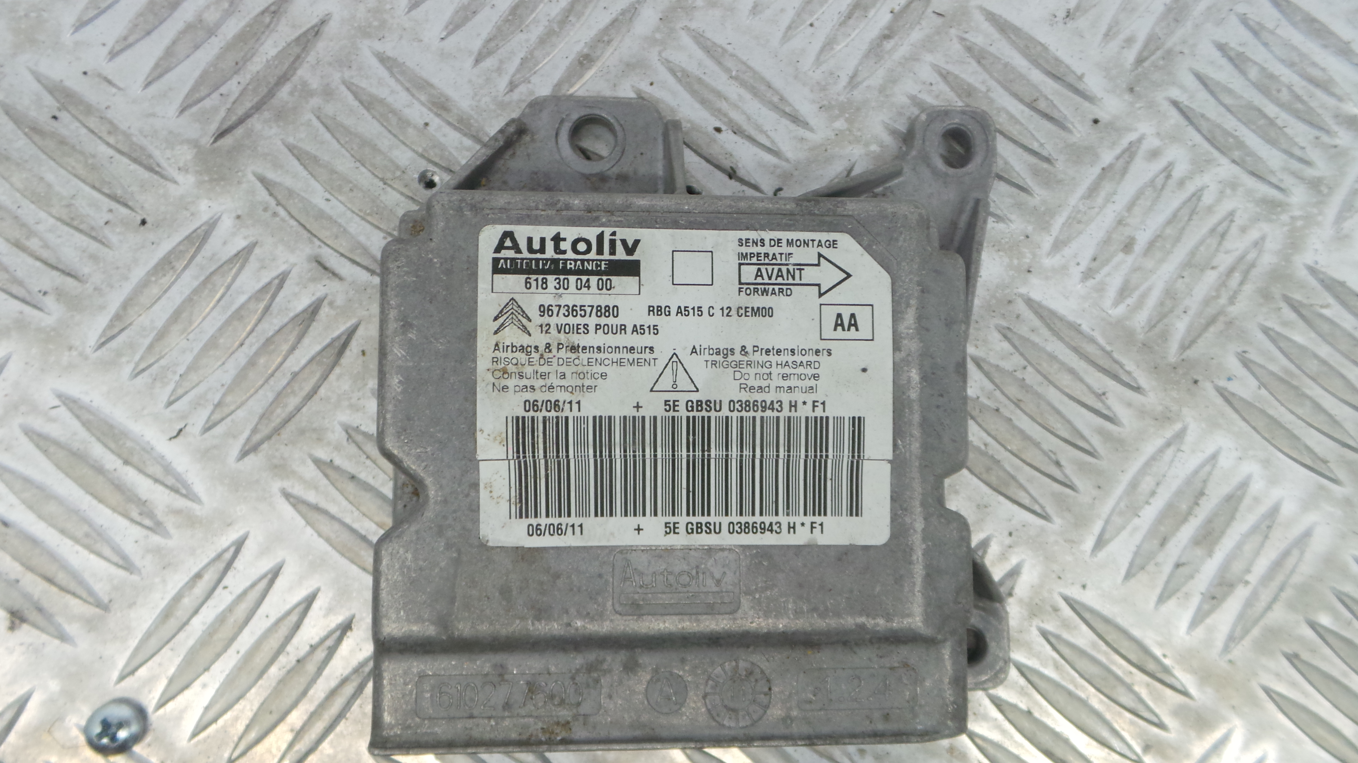 Centralina de Airbags 618300400 - CITROËN C3 II (SC_)-33111392