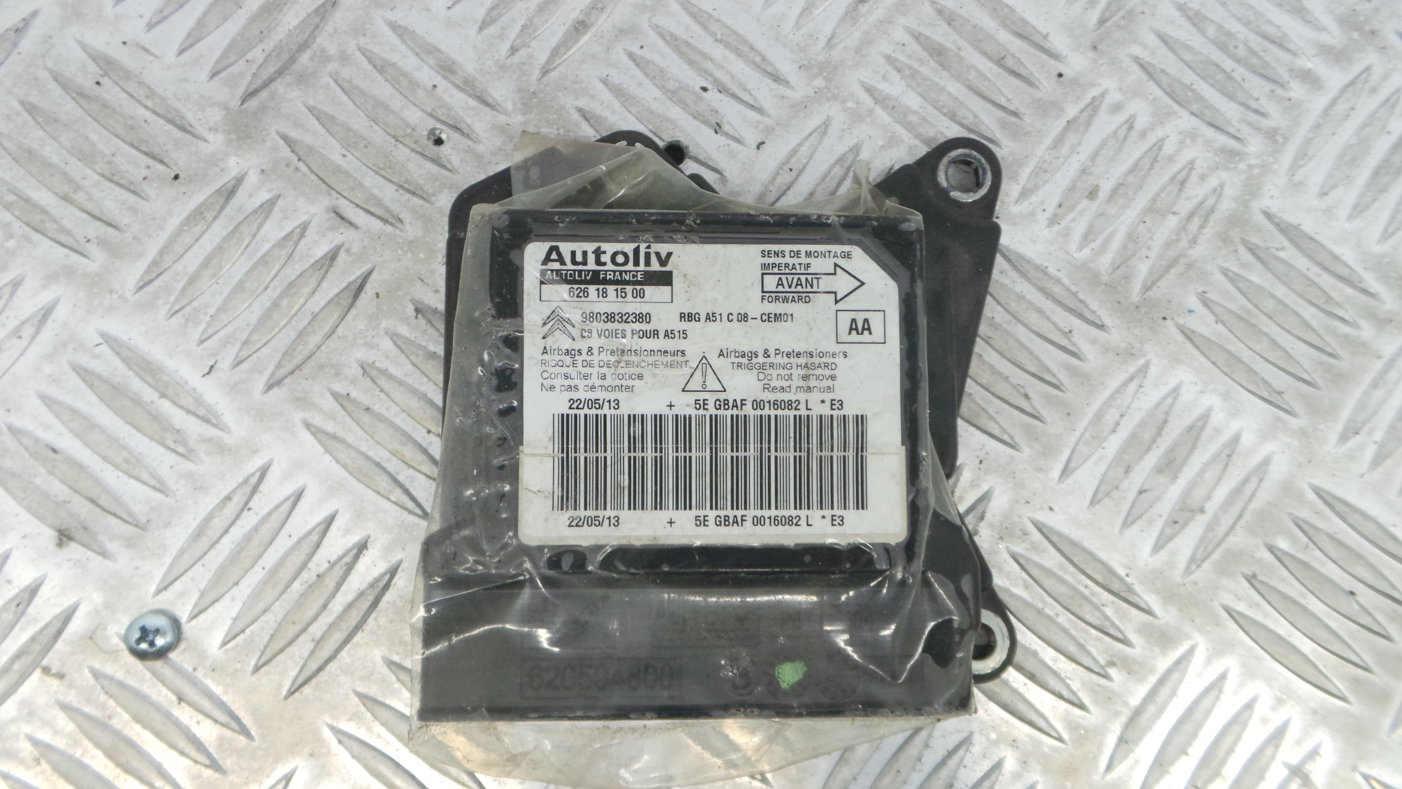 Centralina de Airbags 626181500 - CITROËN C3 II (SC_)-33111396