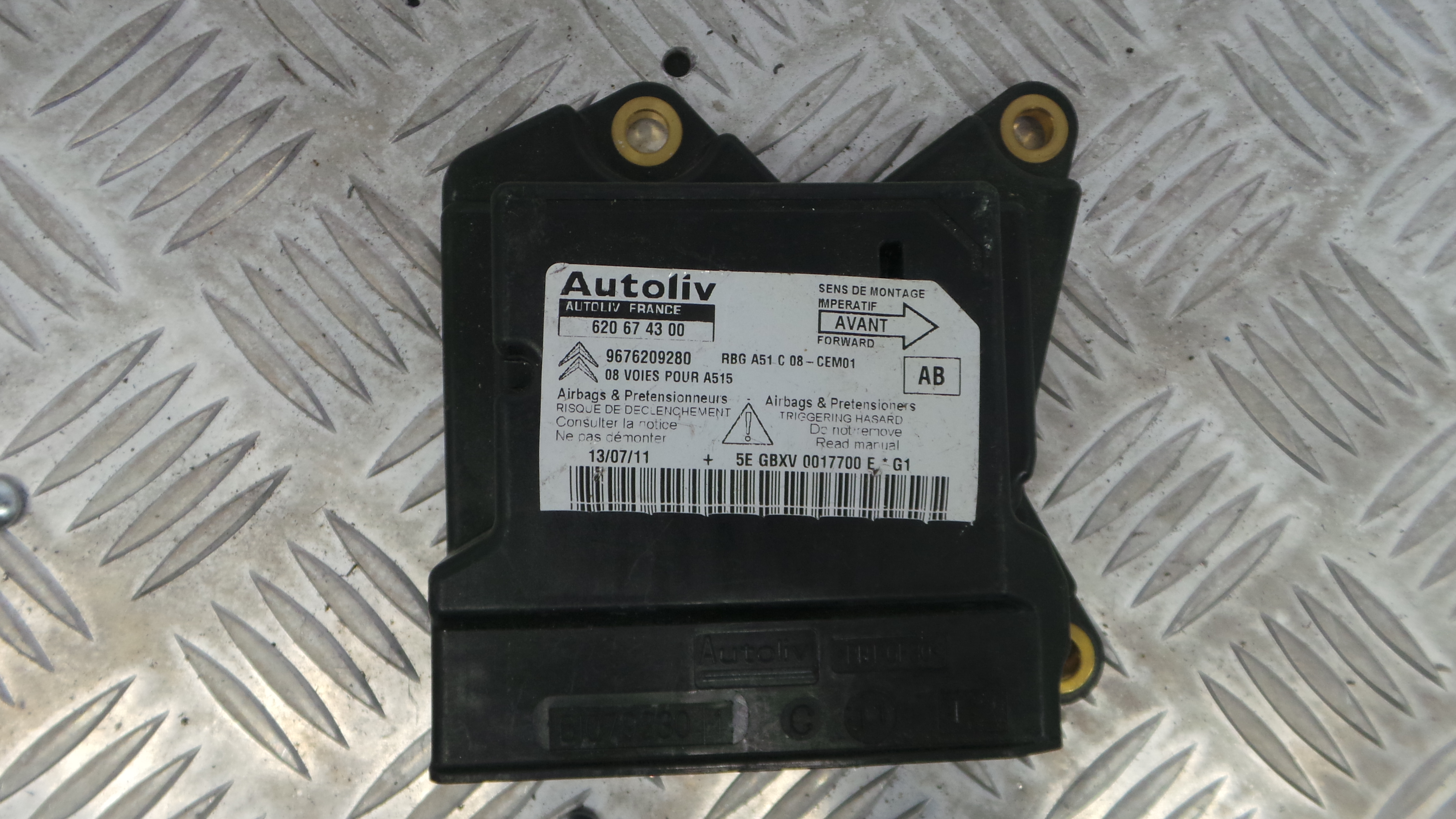 Centralina de Airbags 620674300 - CITROËN C3 II (SC_)-33111406