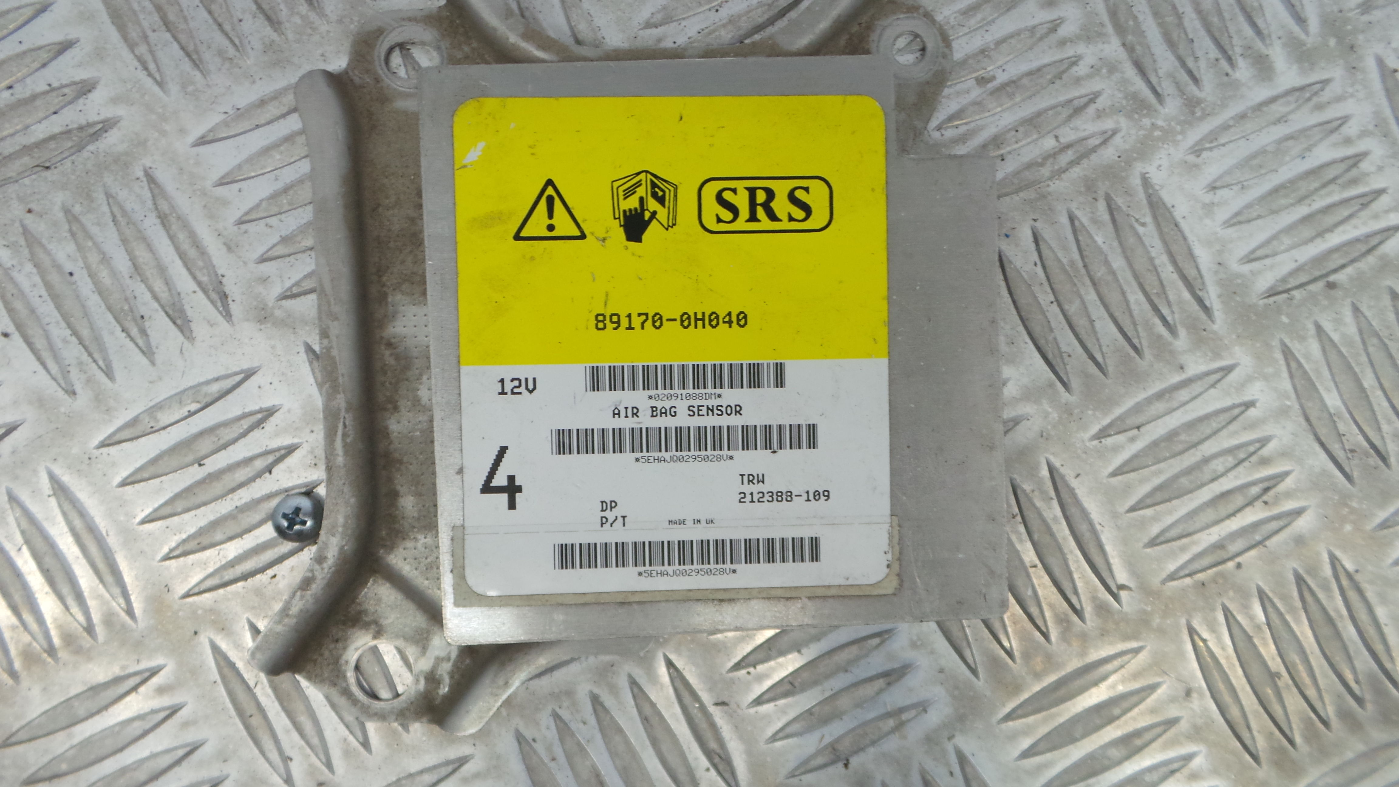 Centralina de Airbags 89170-0H040 - PEUGEOT 107 (PM_, PN_)-33111433