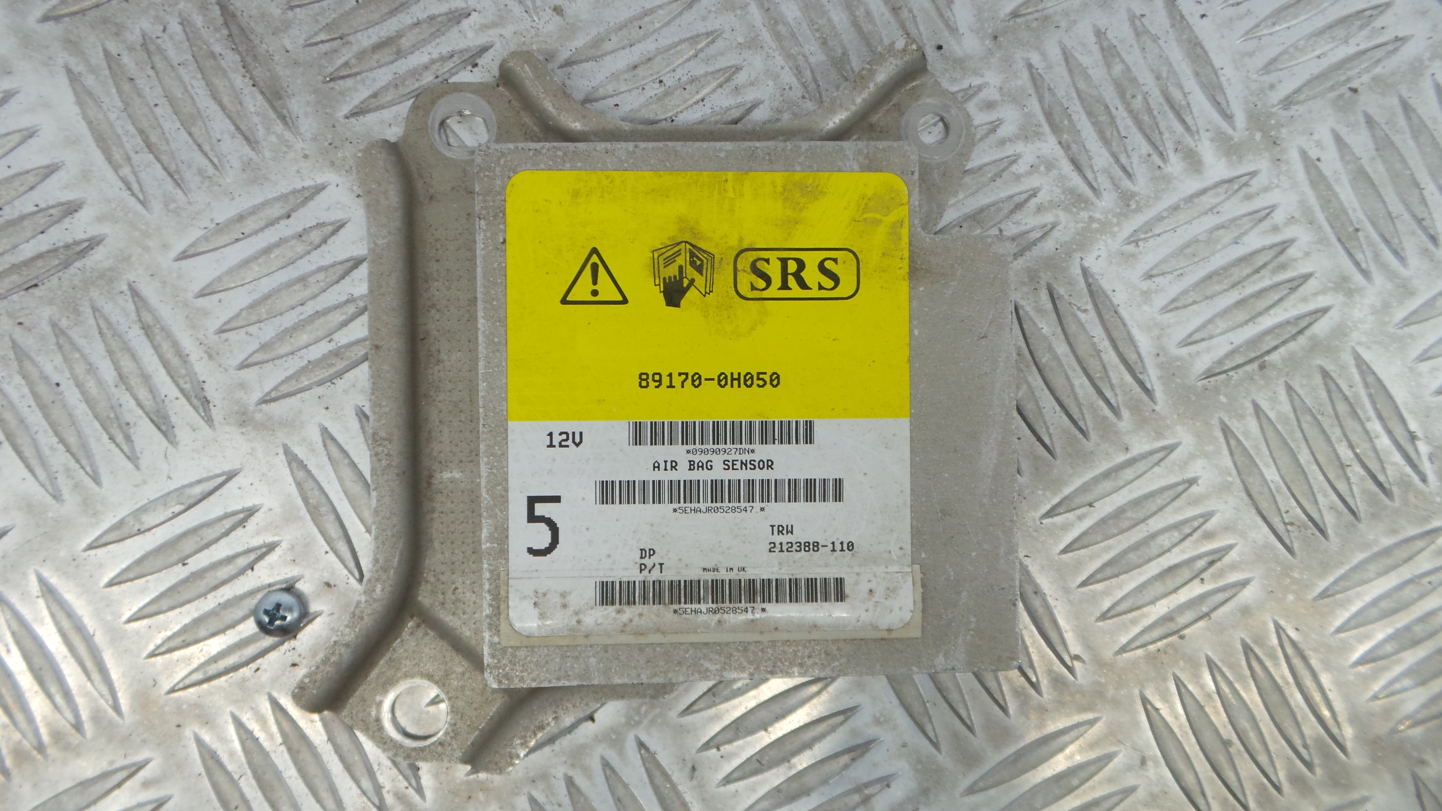 Centralina de Airbags 89170-0H050 - PEUGEOT 107 (PM_, PN_)-33111437