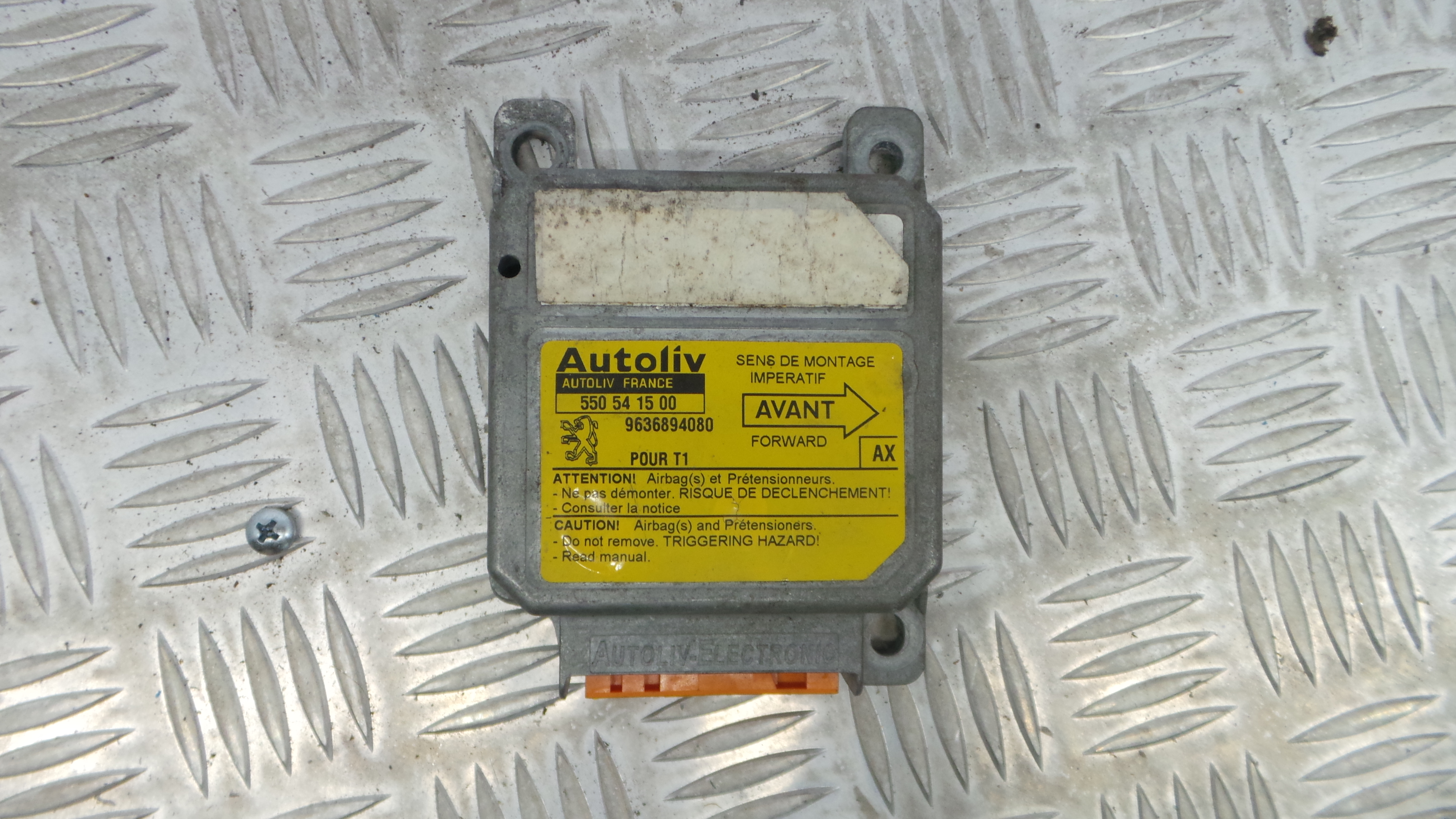 Centralina de Airbags 9636894080 - PEUGEOT 206 Hatchback (2A/C)-33111459