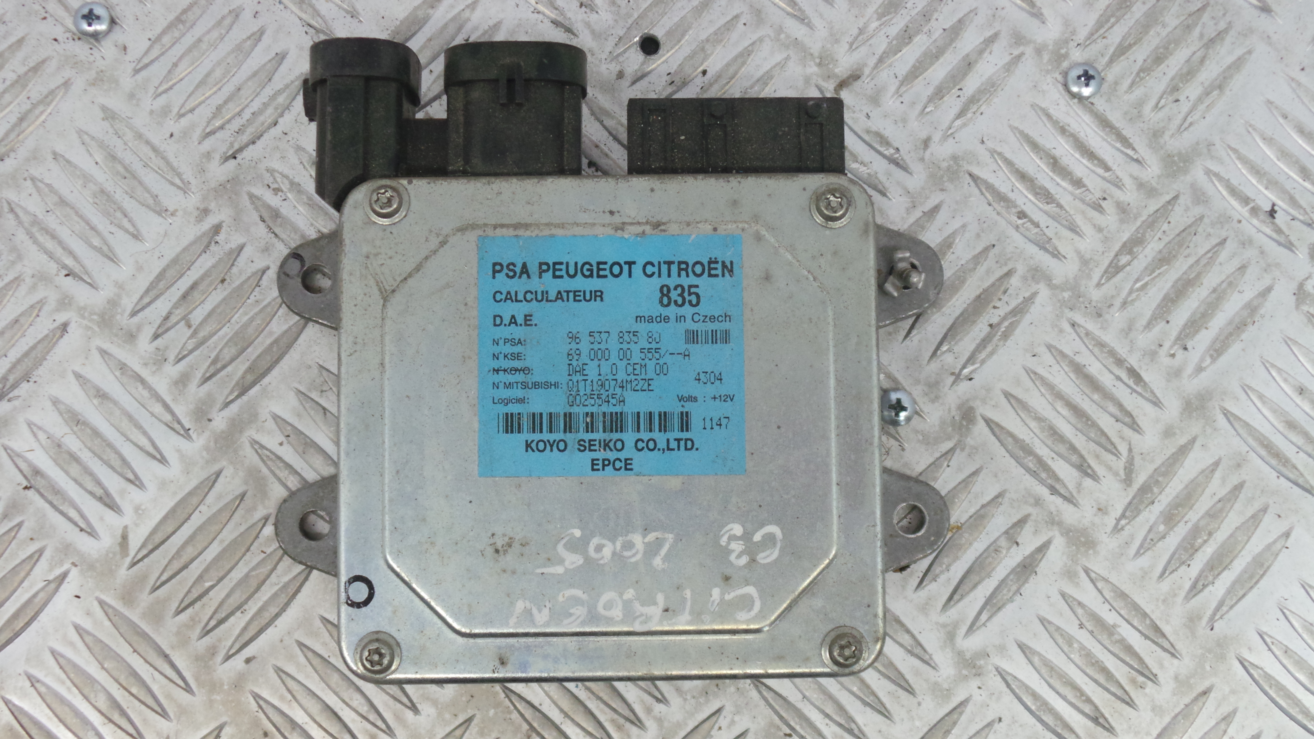 Centralina de Direção 9653783580 - CITROËN C3 I (FC_, FN_)-33111466 Centralina de Direção 9653783580 - CITROËN C3 I (FC_, FN_)-33111466