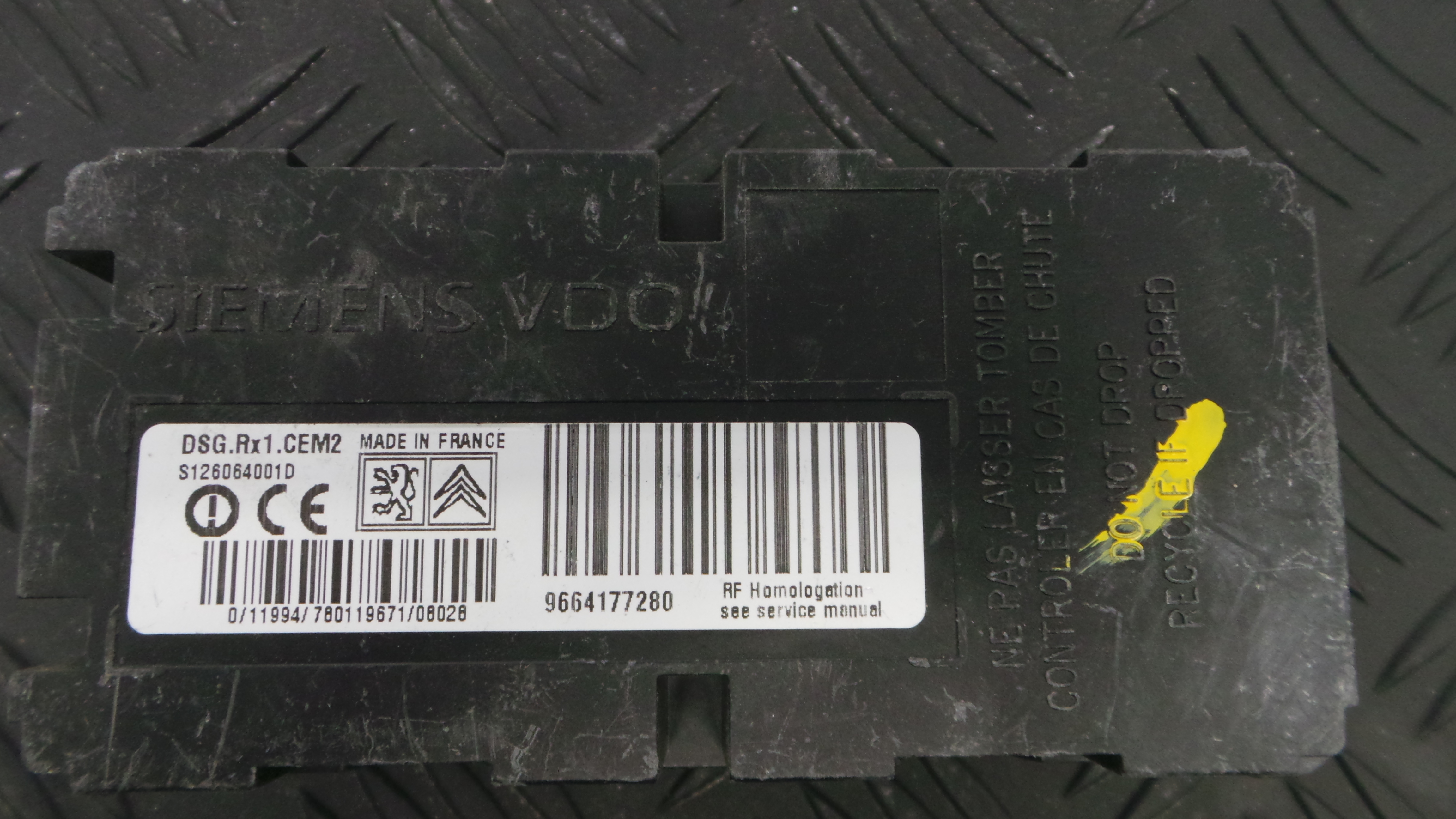 Modulo Electrónico 9664177280 - PEUGEOT 207 (WA_, WC_), 207/207+ (WA_, WC_)-33111476