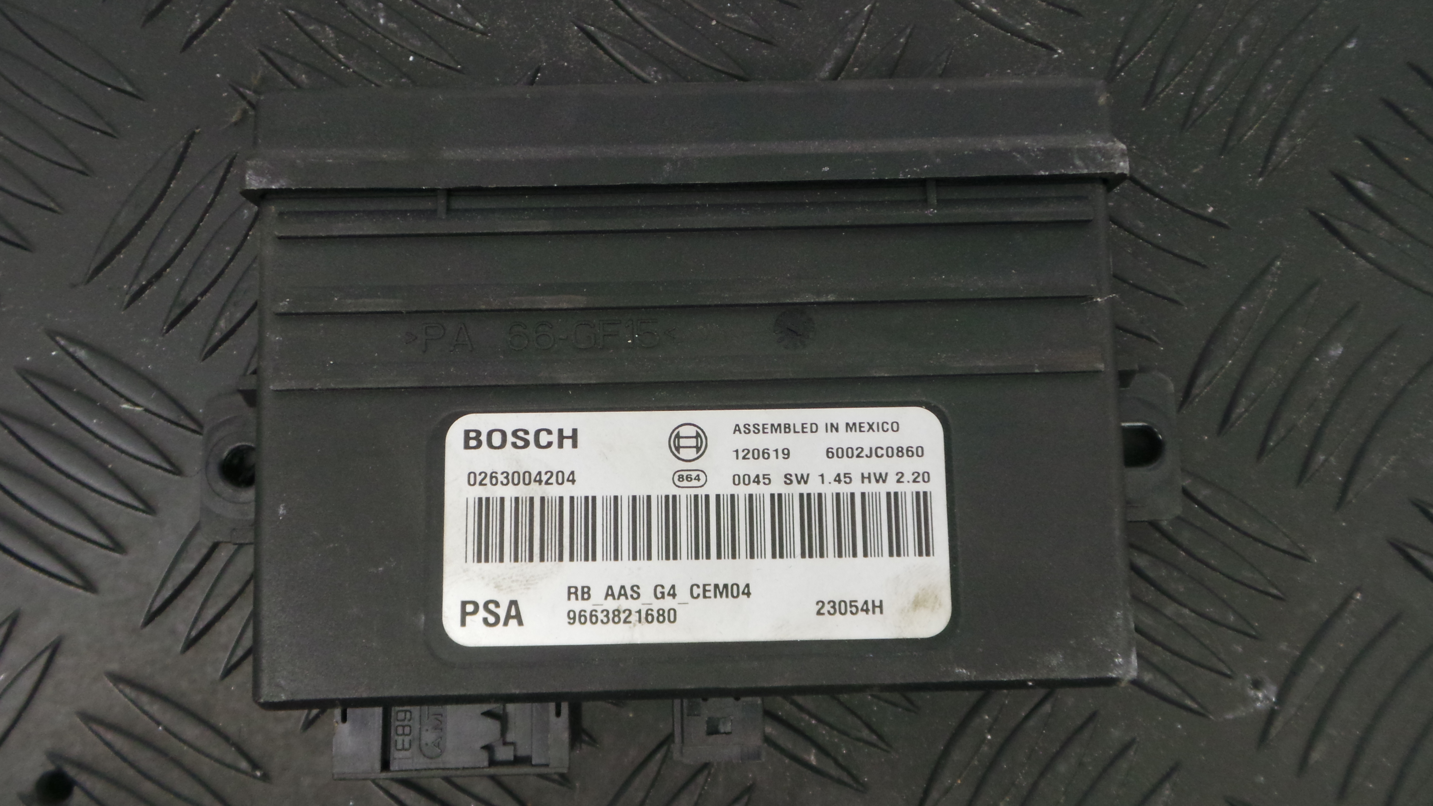 Centralina Sensores Estacionamento 9663821680 - PEUGEOT PARTNER Caixa/monovolume (5_, G_), PARTNER V-33111508