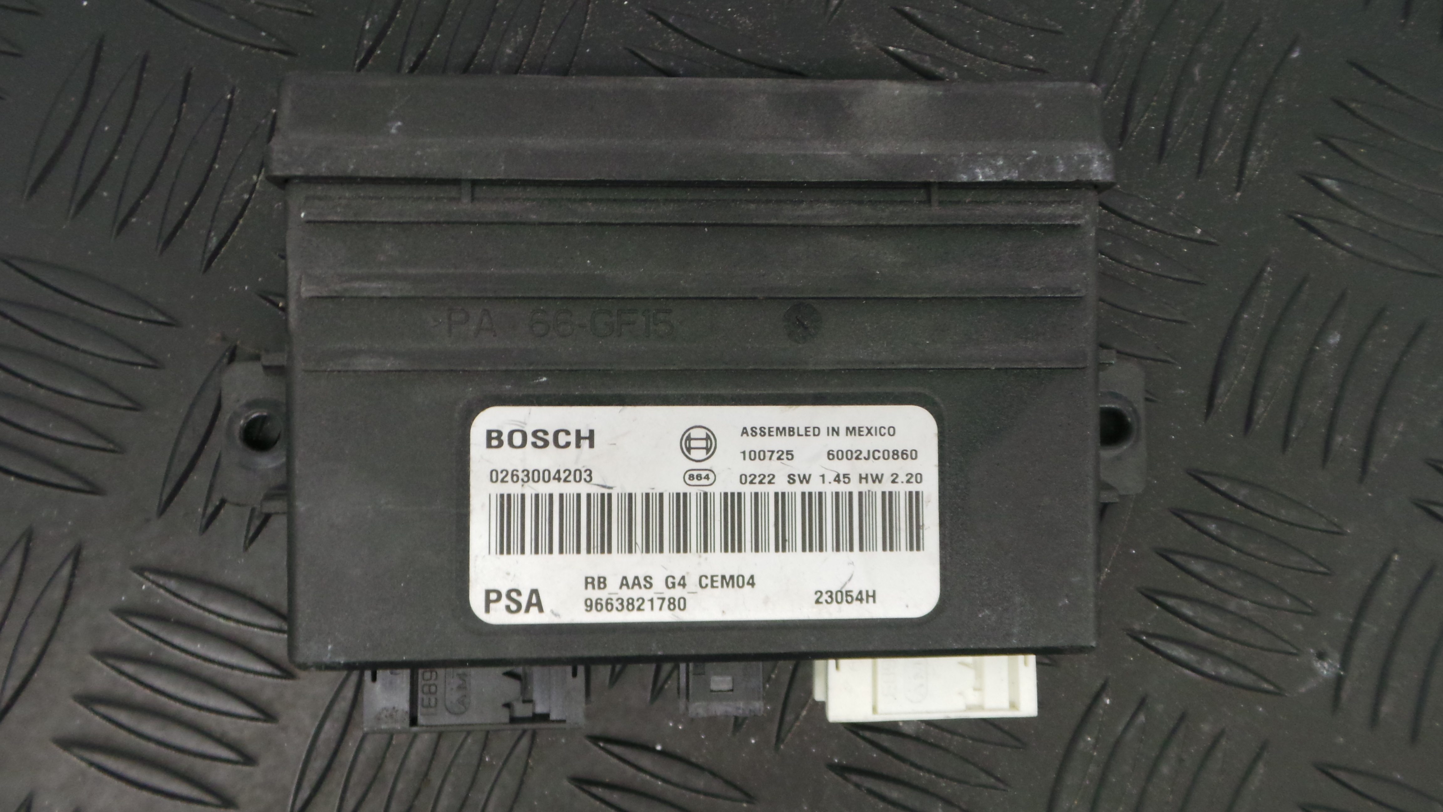 Centralina Sensores Estacionamento 9663821780 - CITROËN C4 PICASSO I Veículo multiuso (UD_)-33111512