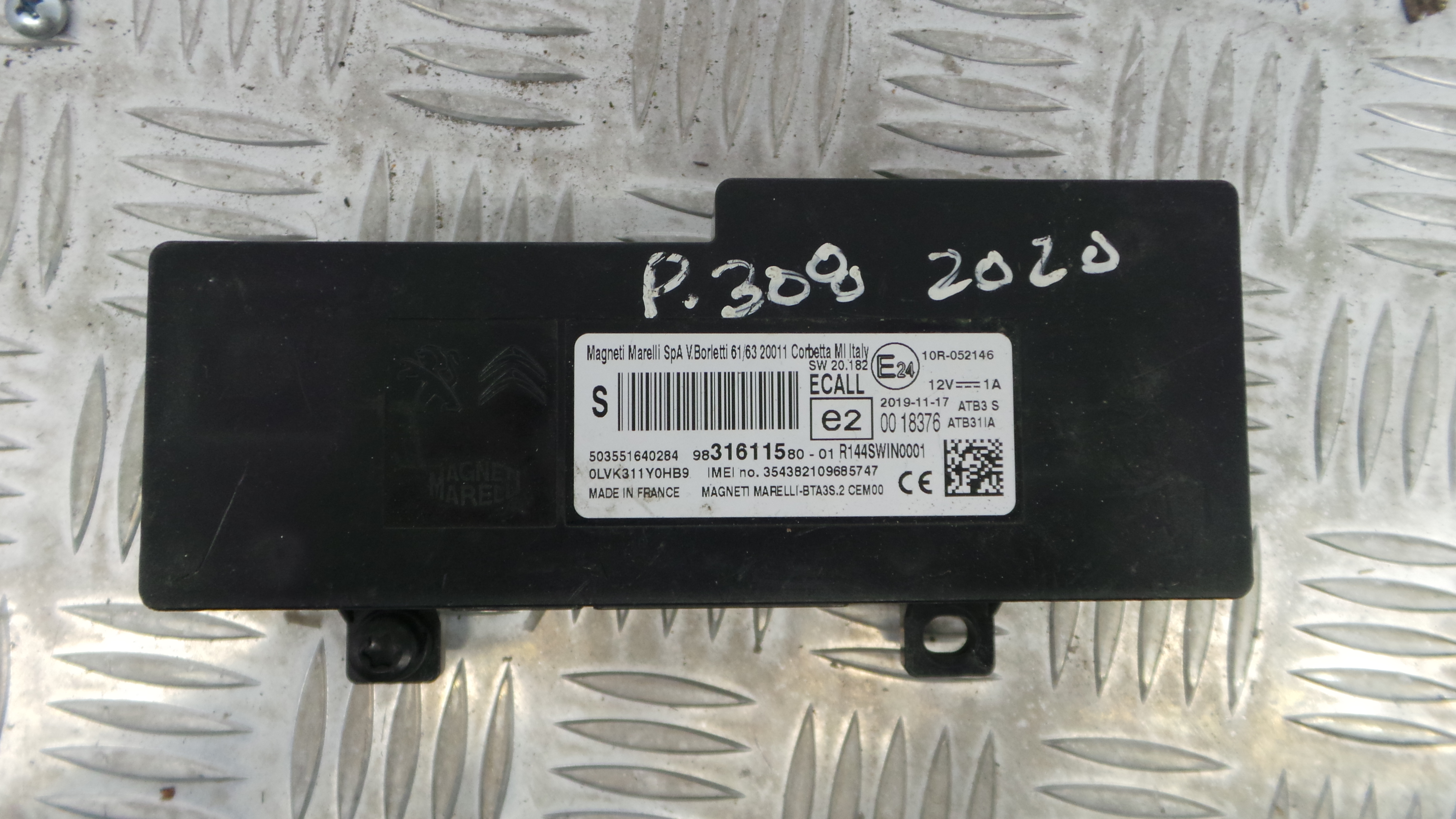 Modulo Electrónico 9831611580 - PEUGEOT 308 II (LB_, LP_, LW_, LH_, L3_)-33111520