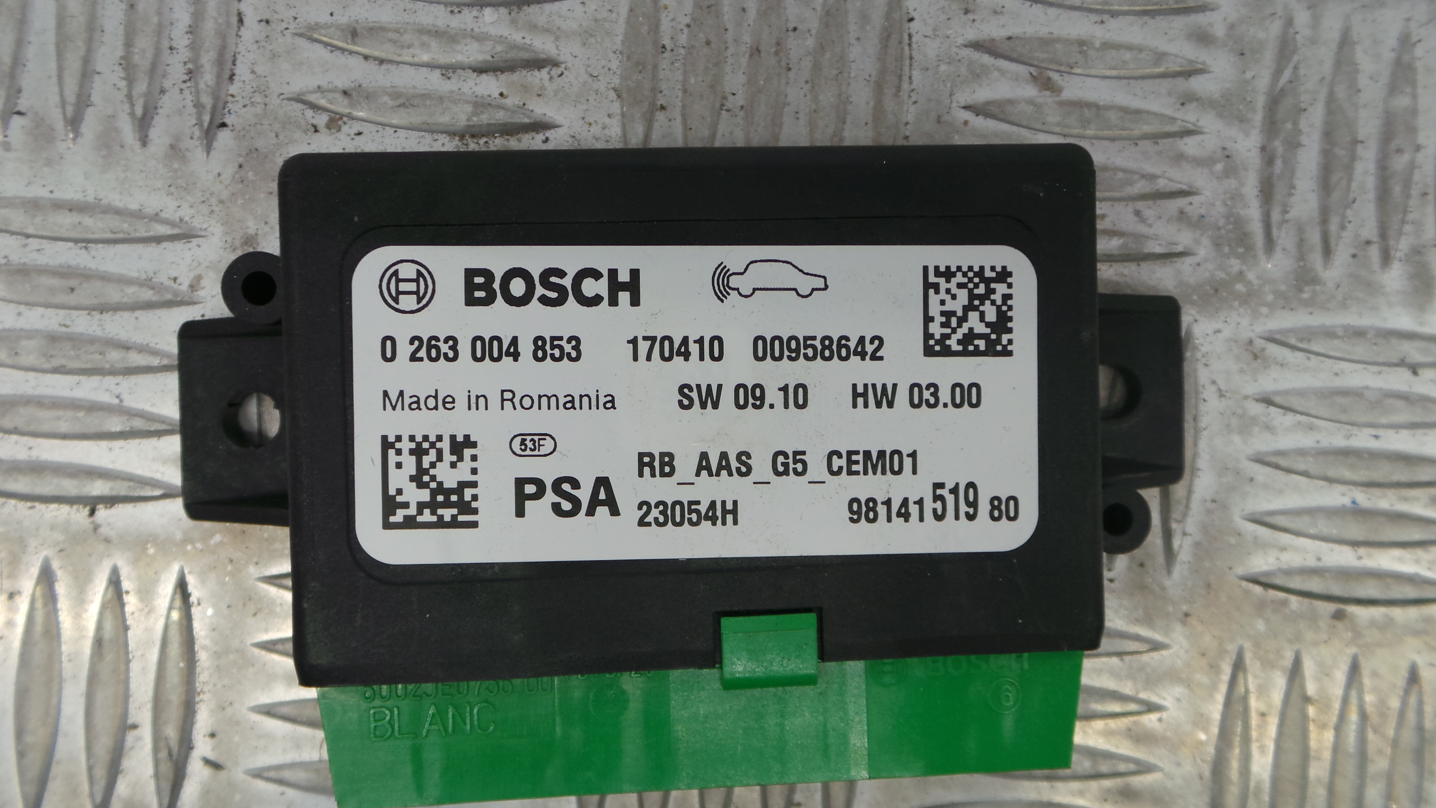 Centralina Sensores Estacionamento 9814151980 - PEUGEOT 208 I (CA_, CC_)-33111526