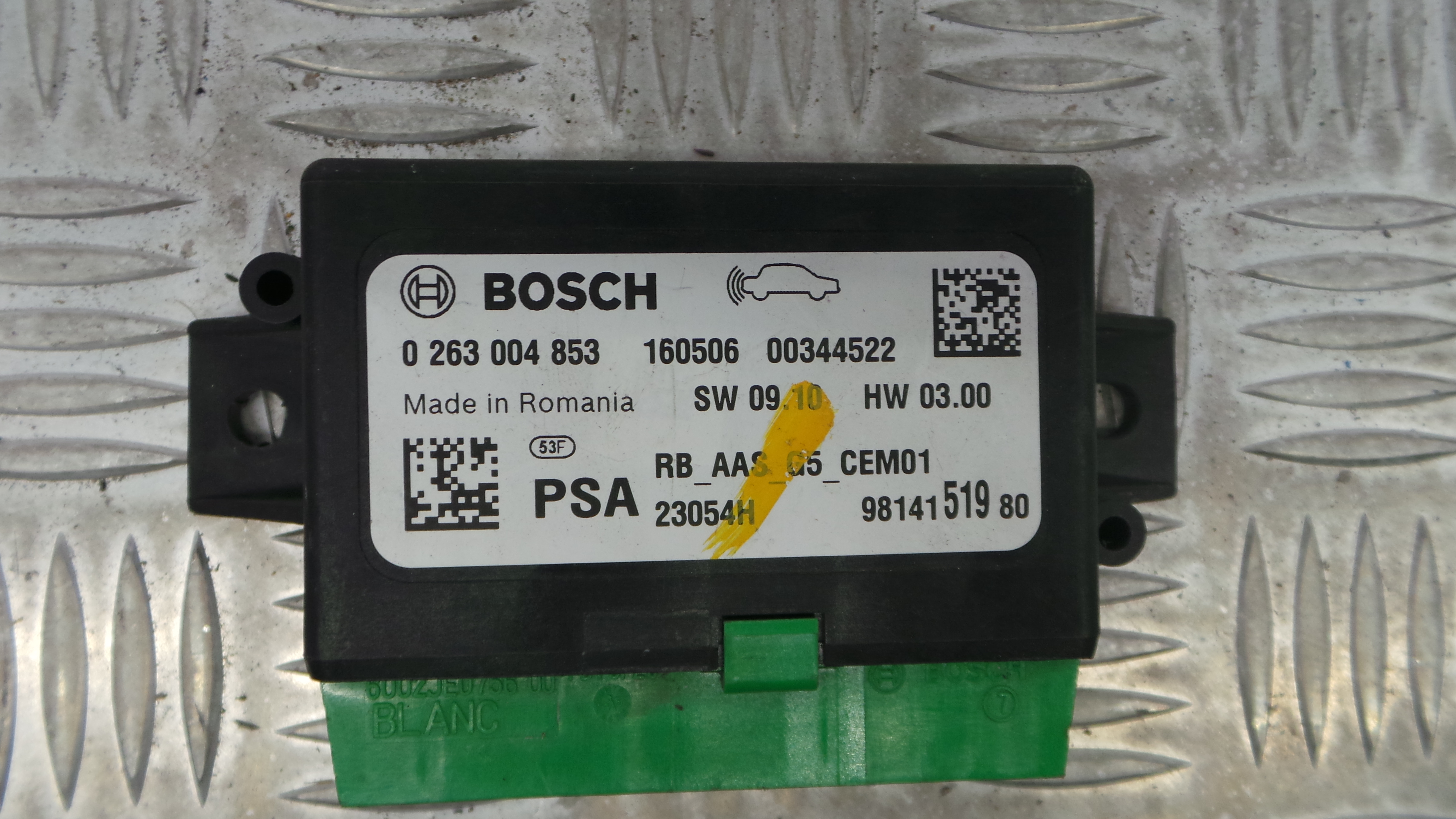 Centralina Sensores Estacionamento 9814151980 - PEUGEOT 308 II (LB_, LP_, LW_, LH_, L3_)-33111530