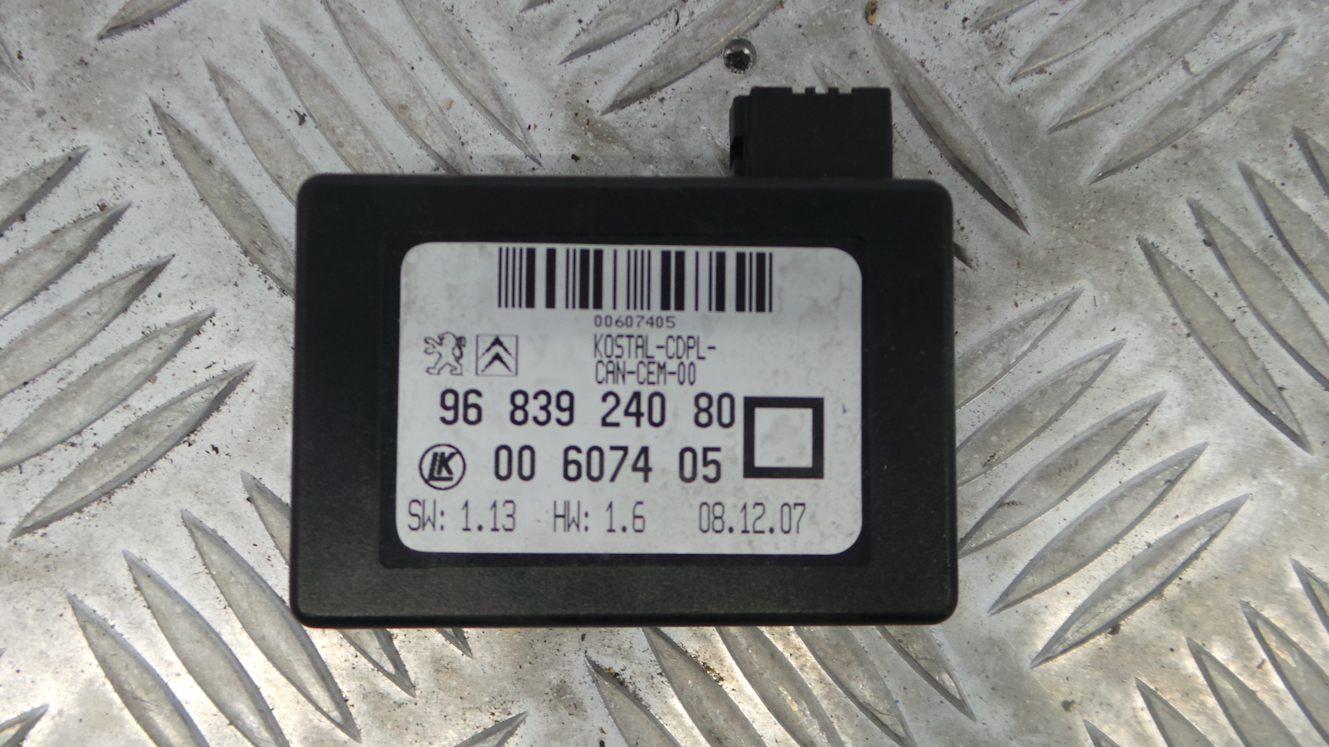 Sensor De Chuva 9683924080 - PEUGEOT 207 (WA_, WC_), 207/207+ (WA_, WC_)-33111732