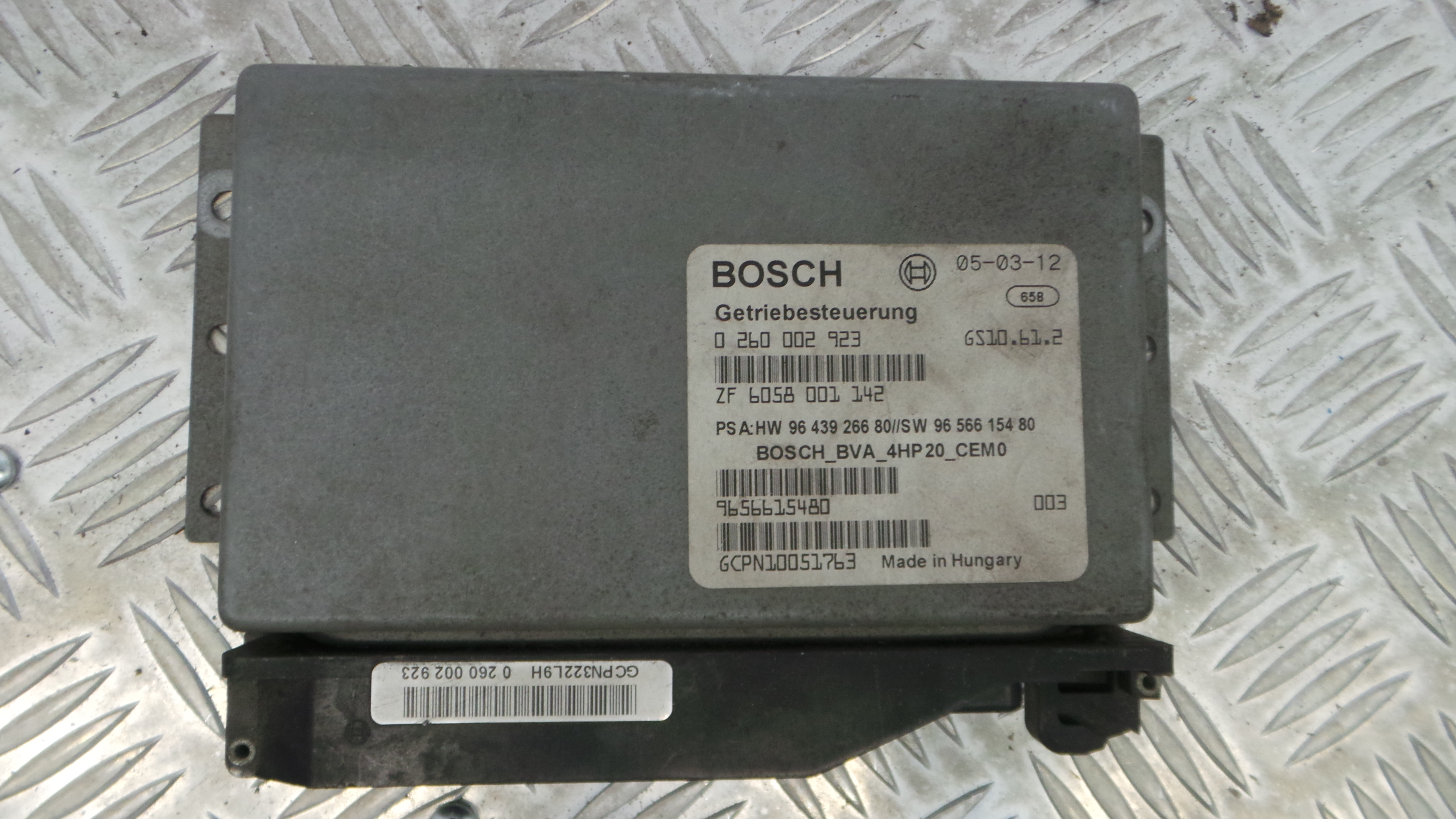 Centralina Caixa Velocidades 9643926680 - PEUGEOT 407 (6D_)-33111759