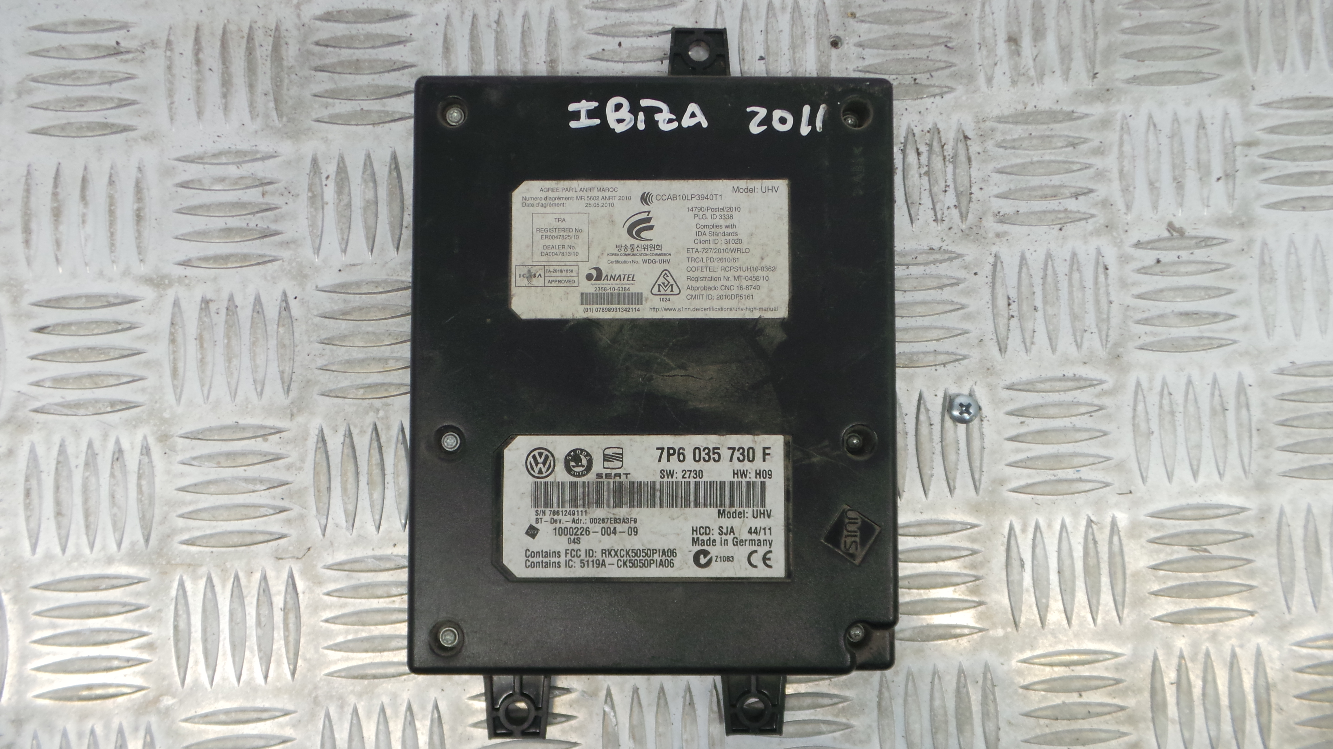 Modulo Electrónico 7P6035730F - SEAT IBIZA IV (6J5, 6P1), IBIZA Mk IV (6J5, 6P1)-33115074