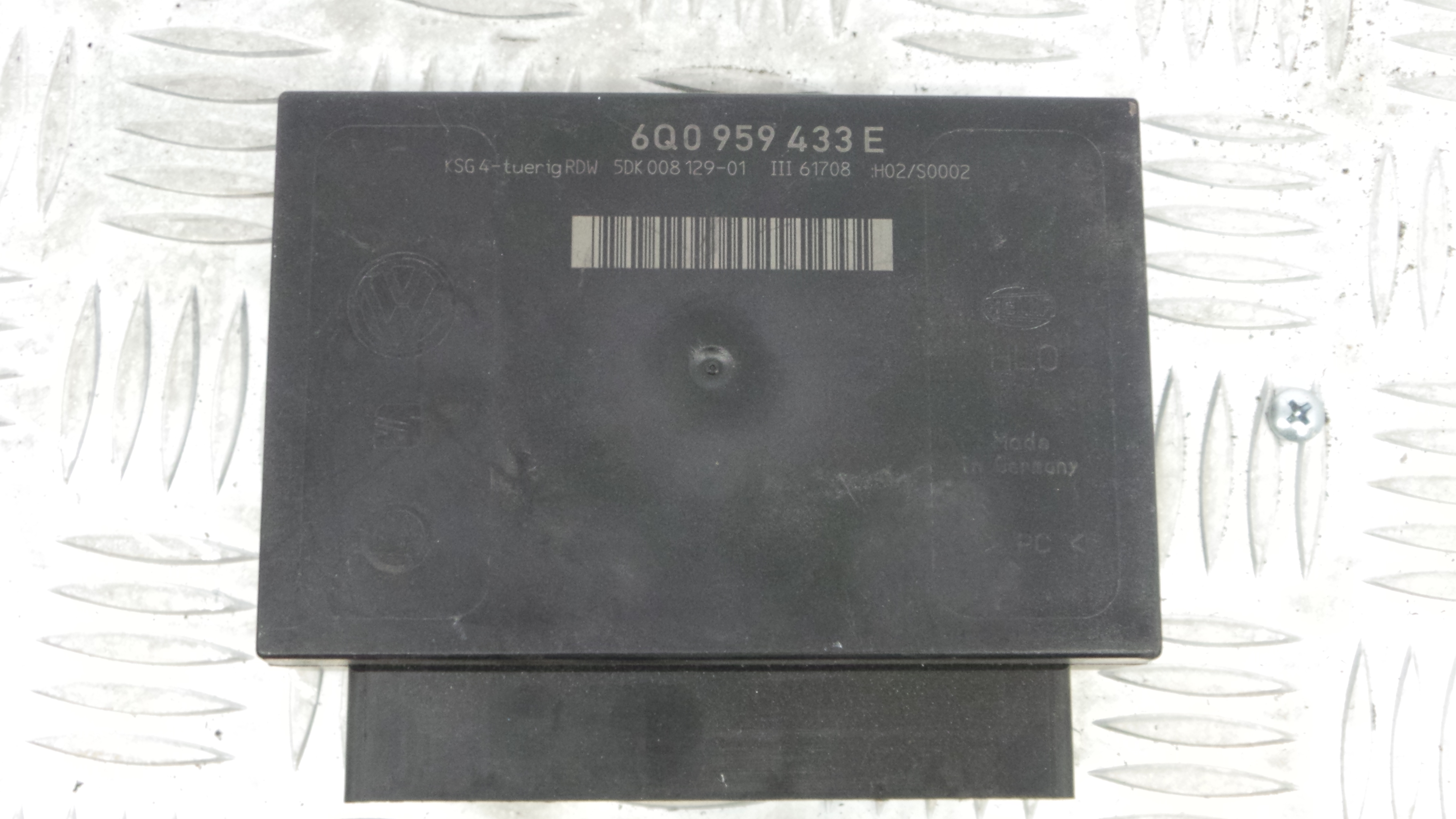 Centralina do Fecho Central 6Q0959433E - SEAT CORDOBA (6L2)-33115098