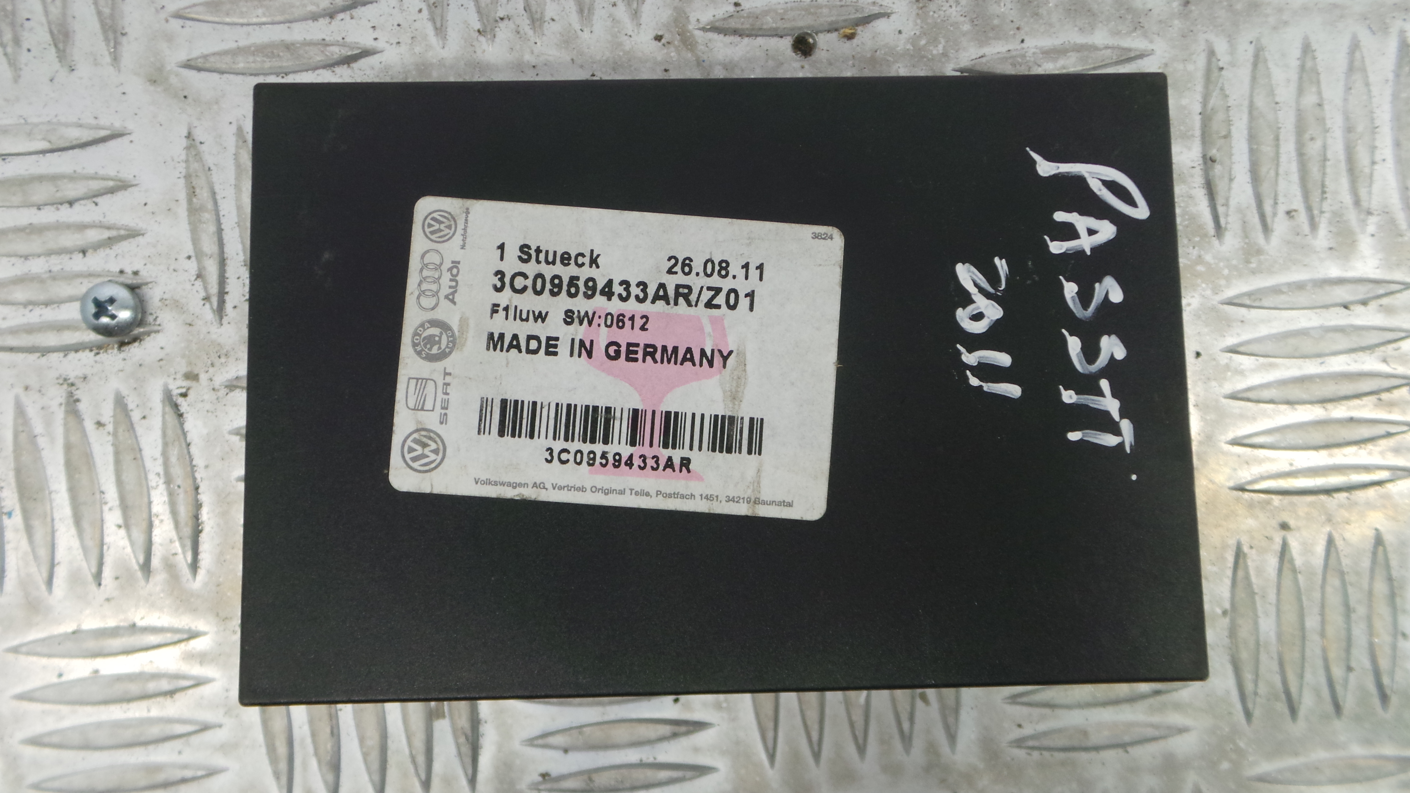 Centralina do Fecho Central 3C0959433AR - VW PASSAT B7 (A32, A33)-33115229