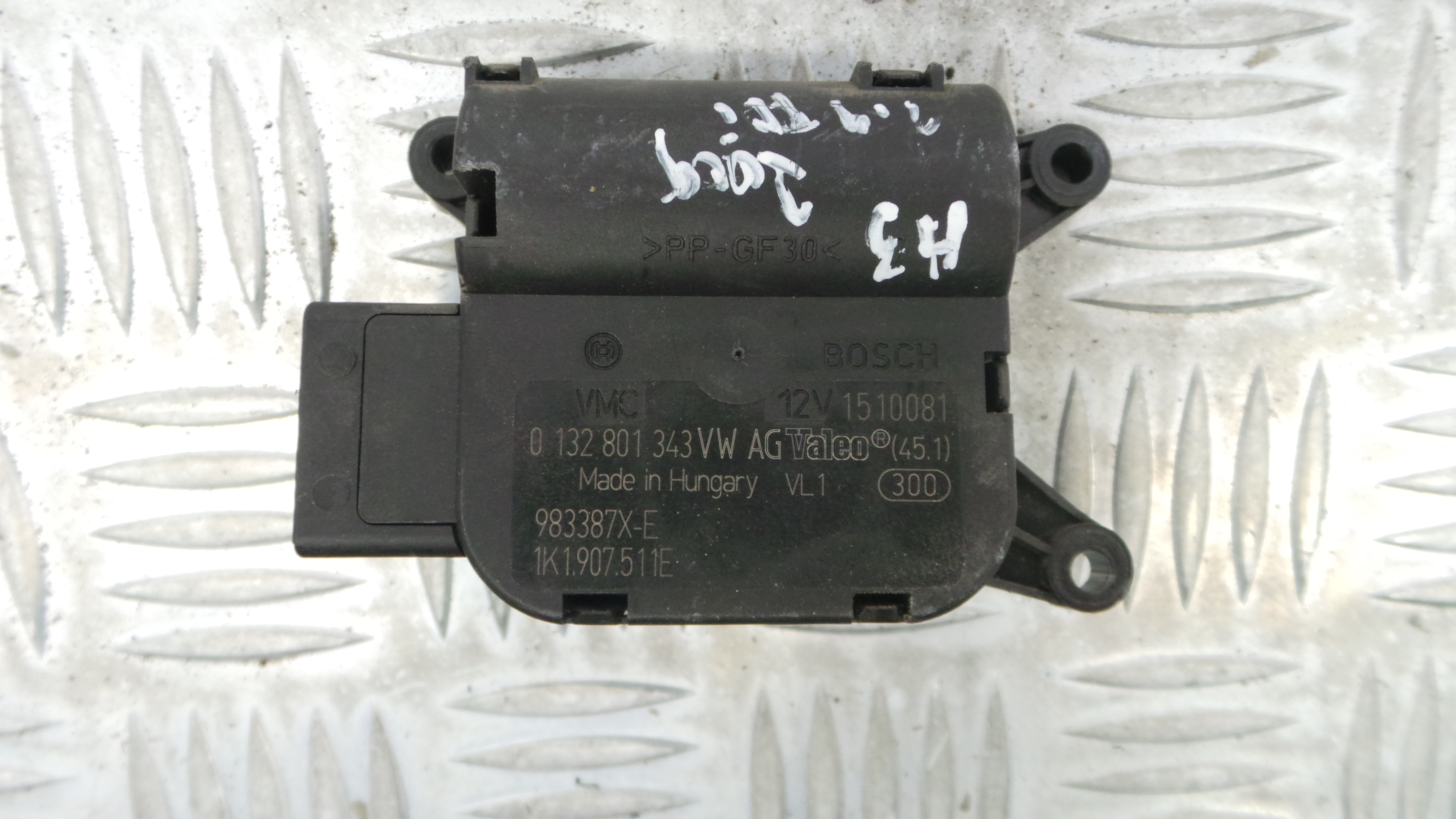 Atuador do Circuito de Ar 1K1907511E - AUDI A3 (8P1)-33115301